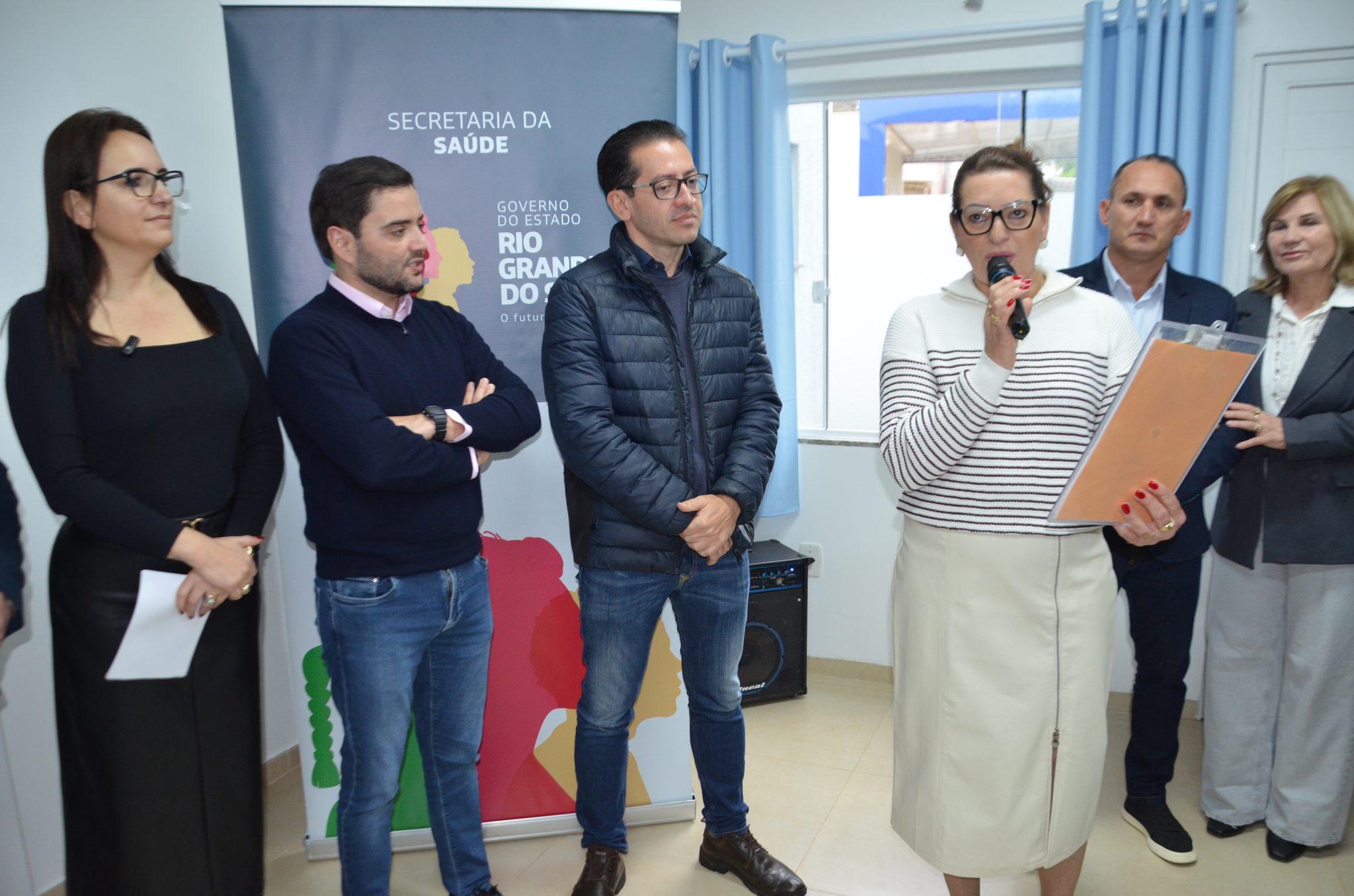 Inauguração da nova ala de saúde mental no Hospital Santa Terezinha, em Palmitinho