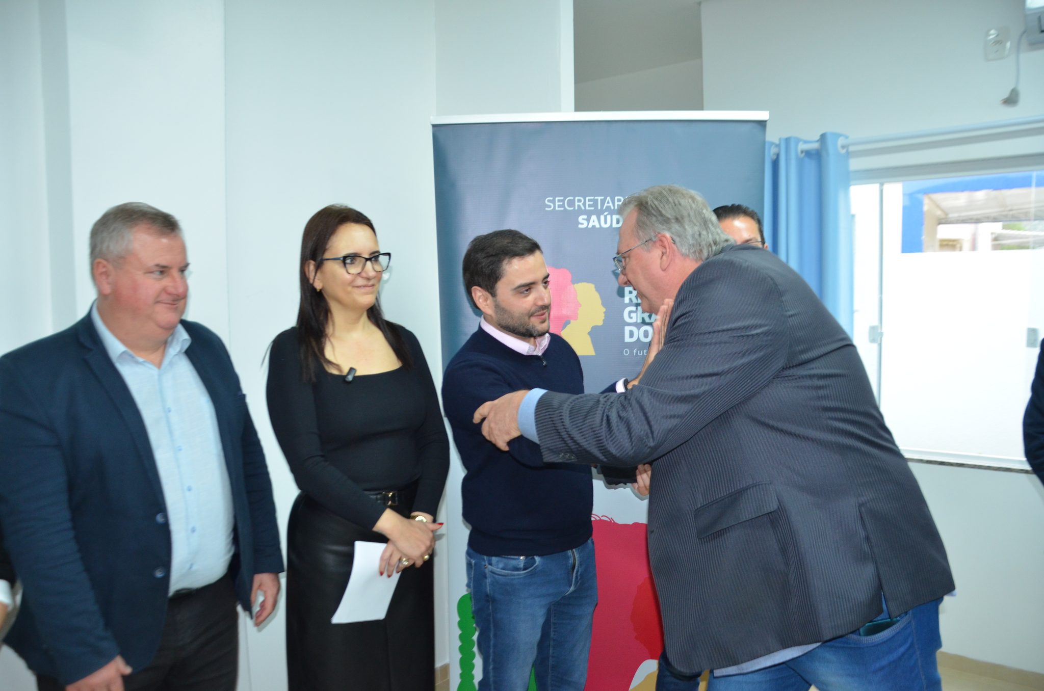 Inauguração da nova ala de saúde mental no Hospital Santa Terezinha, em Palmitinho