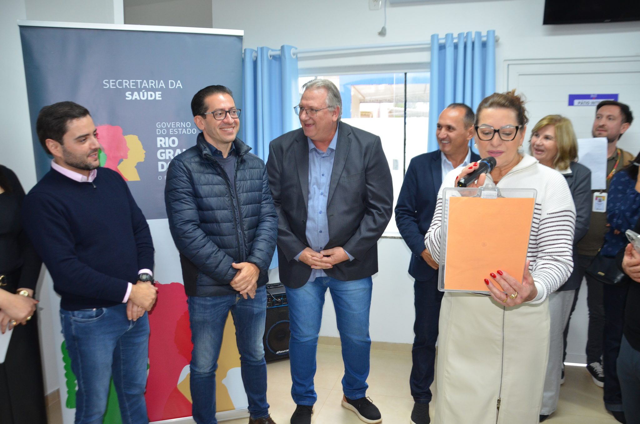 Inauguração da nova ala de saúde mental no Hospital Santa Terezinha, em Palmitinho
