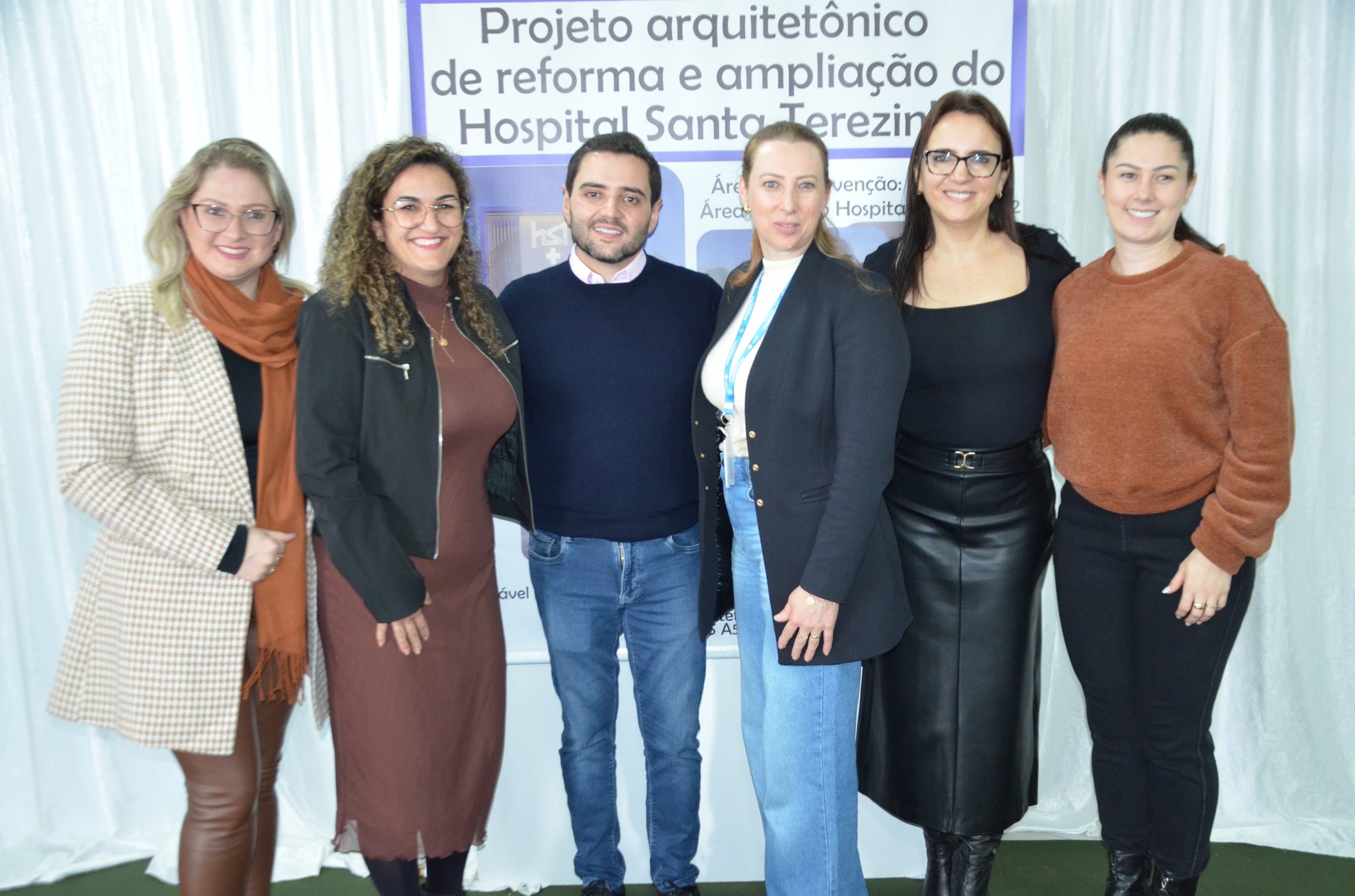 Inauguração da nova ala de saúde mental no Hospital Santa Terezinha, em Palmitinho