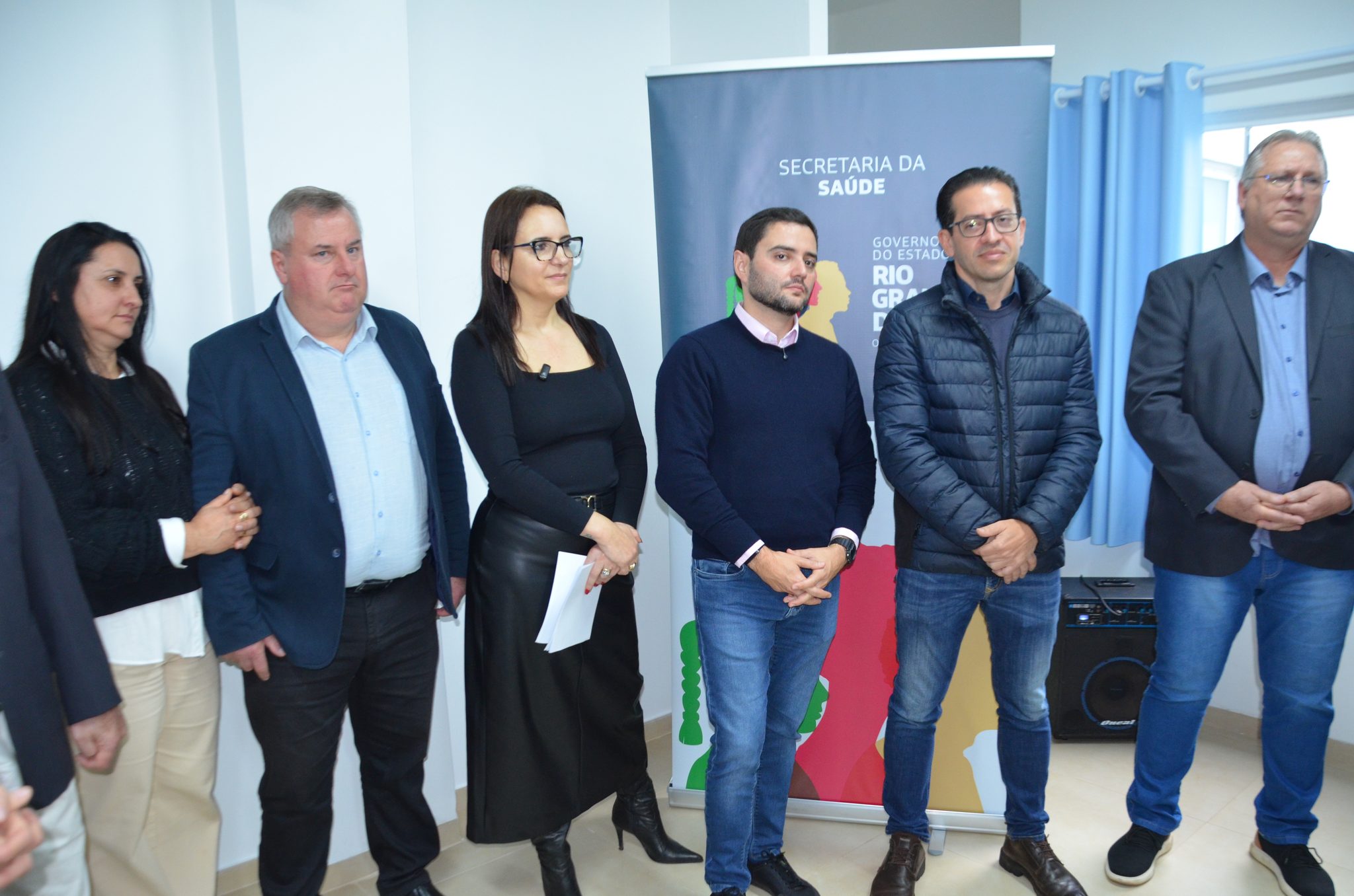Inauguração da nova ala de saúde mental no Hospital Santa Terezinha, em Palmitinho