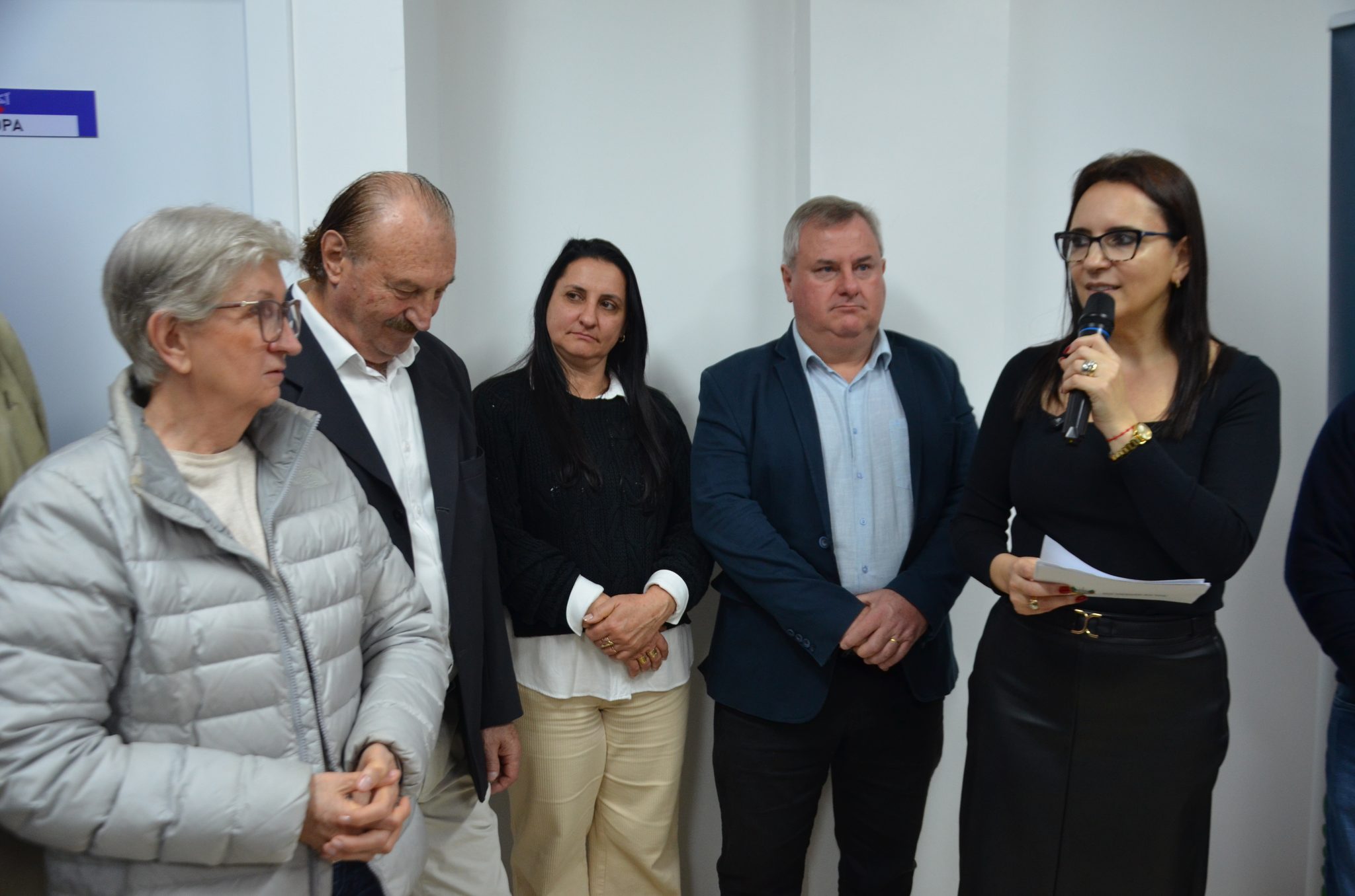 Inauguração da nova ala de saúde mental no Hospital Santa Terezinha, em Palmitinho