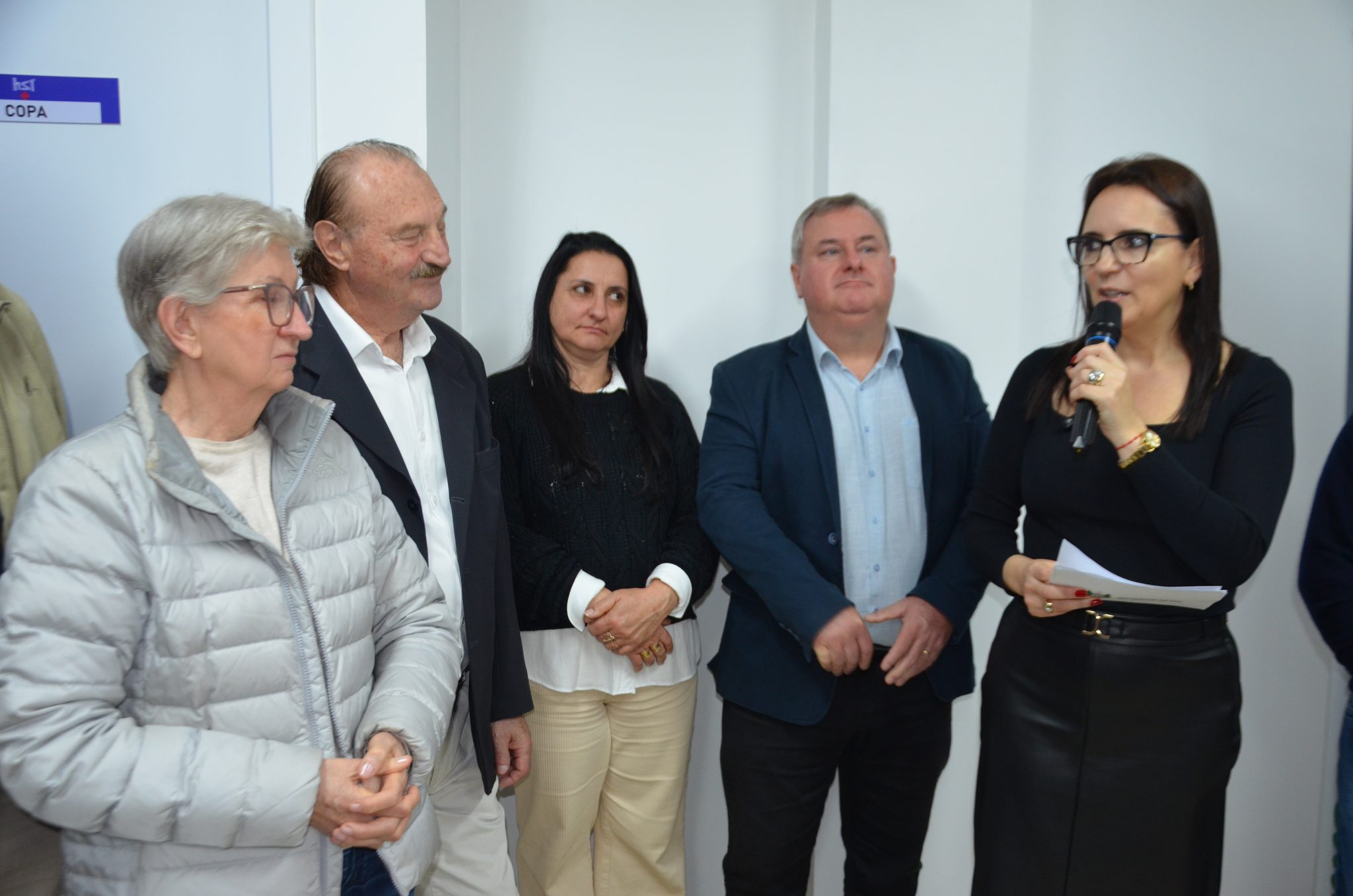 Inauguração da nova ala de saúde mental no Hospital Santa Terezinha, em Palmitinho