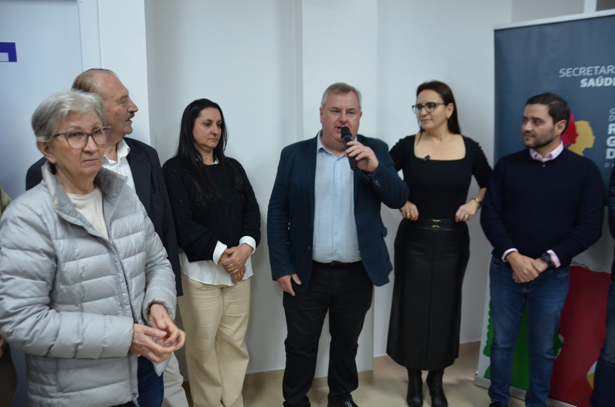 Inauguração da nova ala de saúde mental no Hospital Santa Terezinha, em Palmitinho