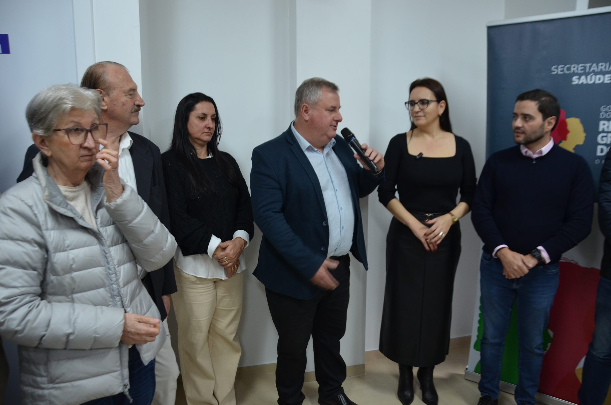 Inauguração da nova ala de saúde mental no Hospital Santa Terezinha, em Palmitinho