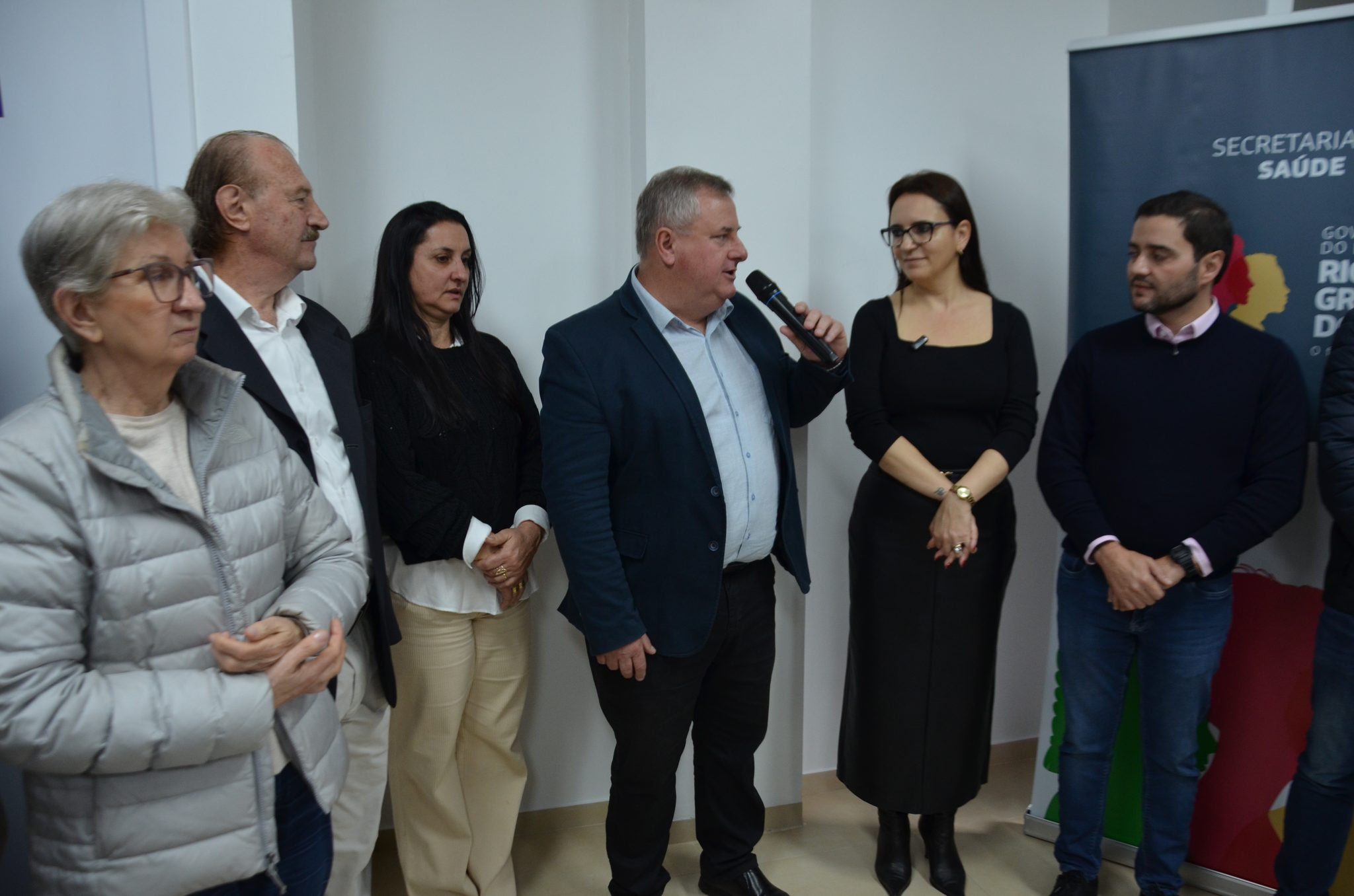 Inauguração da nova ala de saúde mental no Hospital Santa Terezinha, em Palmitinho