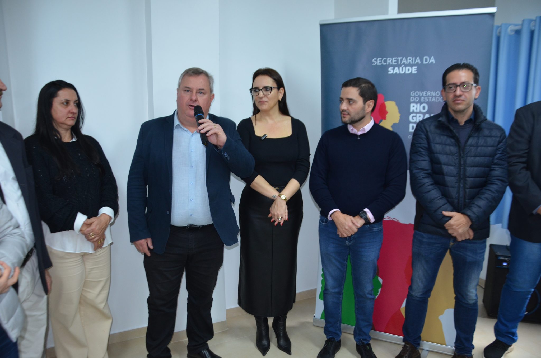 Inauguração da nova ala de saúde mental no Hospital Santa Terezinha, em Palmitinho