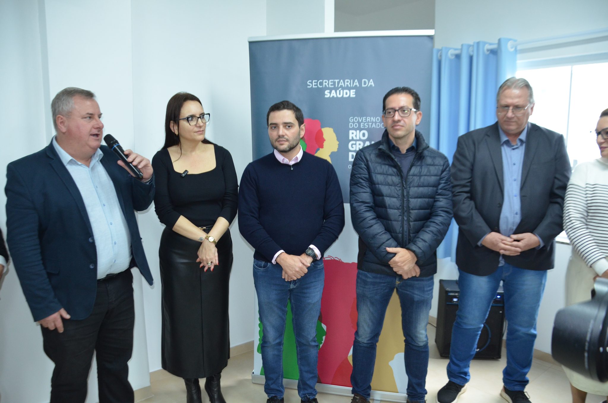 Inauguração da nova ala de saúde mental no Hospital Santa Terezinha, em Palmitinho