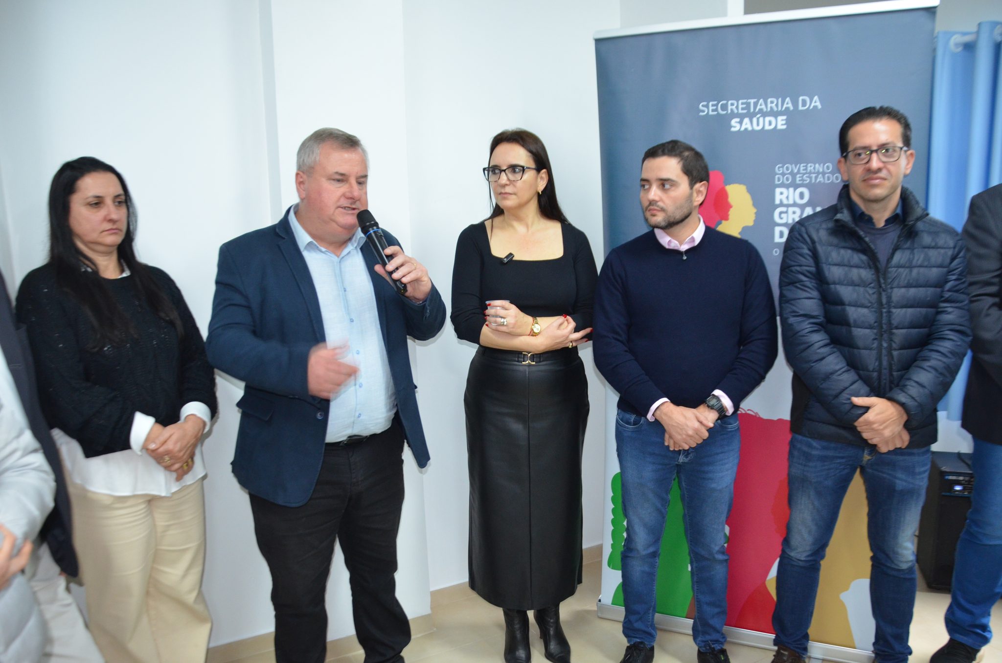 Inauguração da nova ala de saúde mental no Hospital Santa Terezinha, em Palmitinho