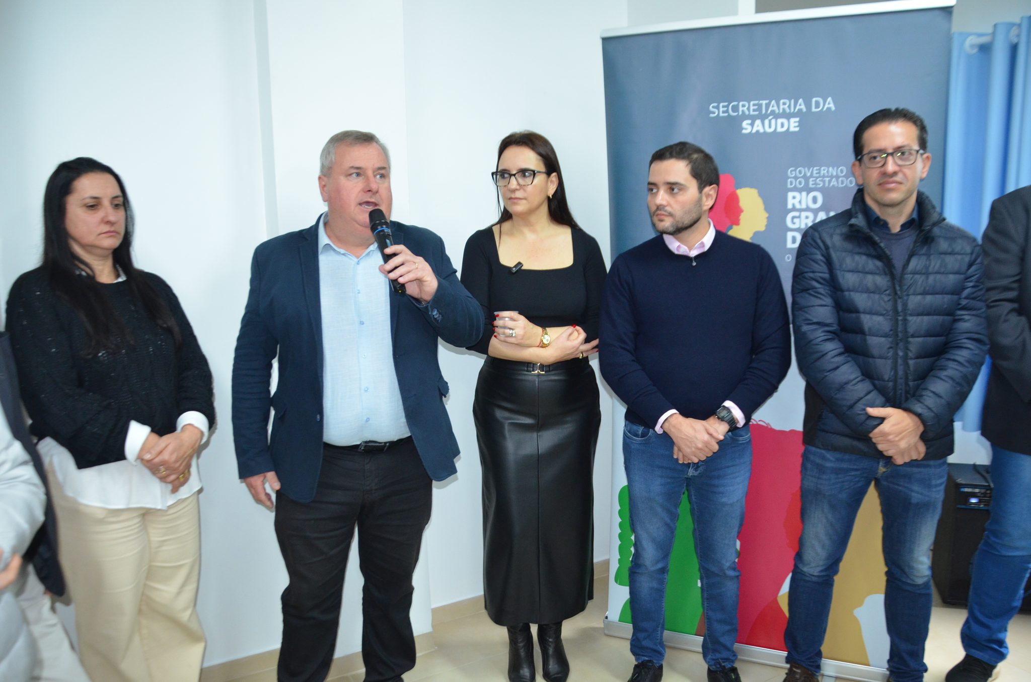 Inauguração da nova ala de saúde mental no Hospital Santa Terezinha, em Palmitinho