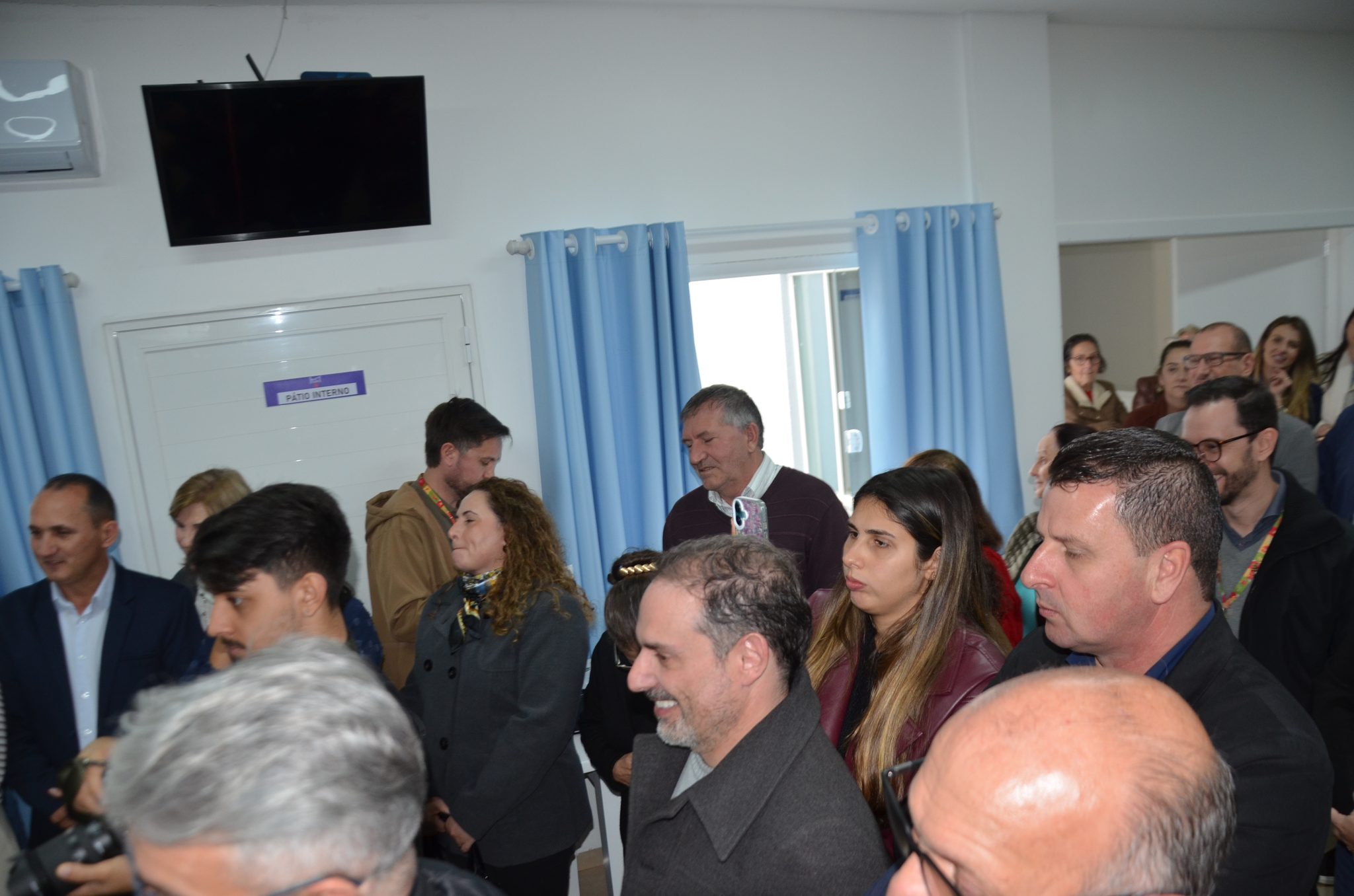Inauguração da nova ala de saúde mental no Hospital Santa Terezinha, em Palmitinho