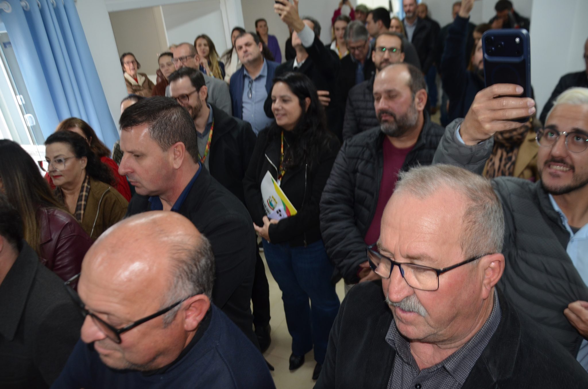 Inauguração da nova ala de saúde mental no Hospital Santa Terezinha, em Palmitinho