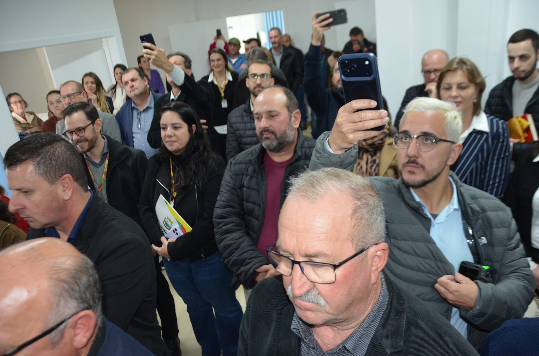 Inauguração da nova ala de saúde mental no Hospital Santa Terezinha, em Palmitinho