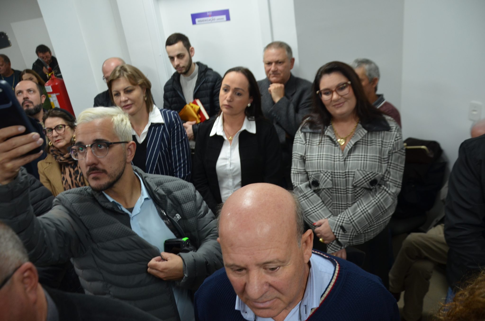 Inauguração da nova ala de saúde mental no Hospital Santa Terezinha, em Palmitinho