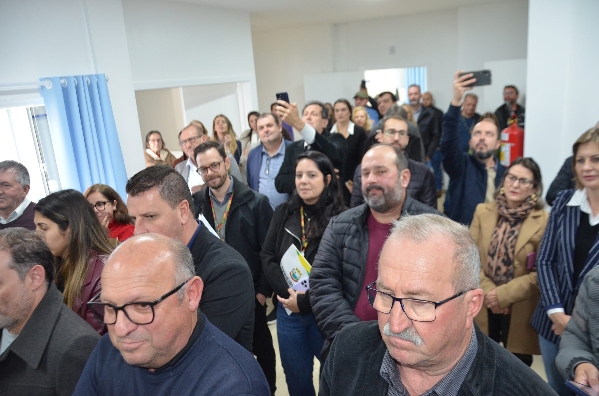 Inauguração da nova ala de saúde mental no Hospital Santa Terezinha, em Palmitinho