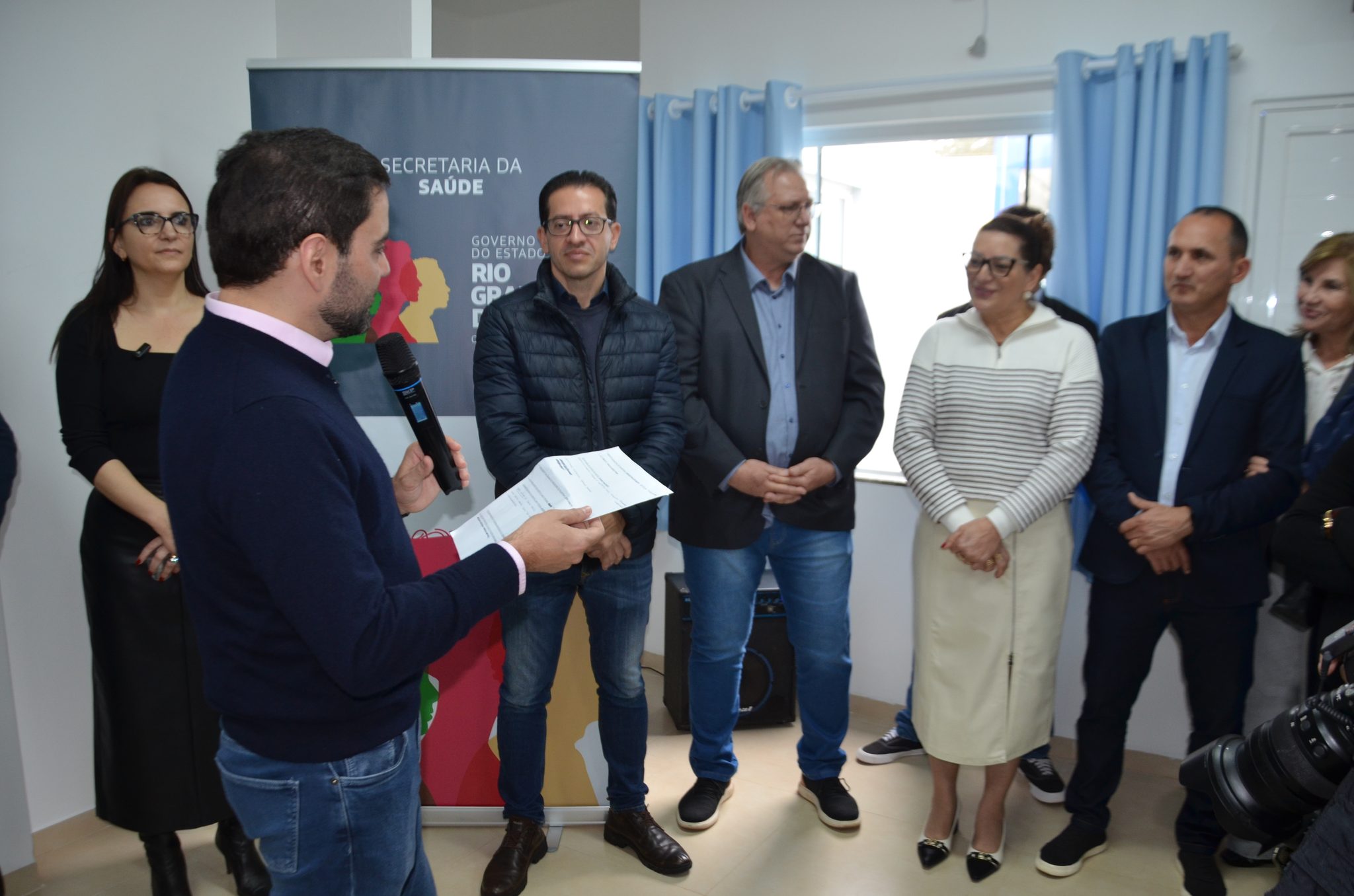 Inauguração da nova ala de saúde mental no Hospital Santa Terezinha, em Palmitinho