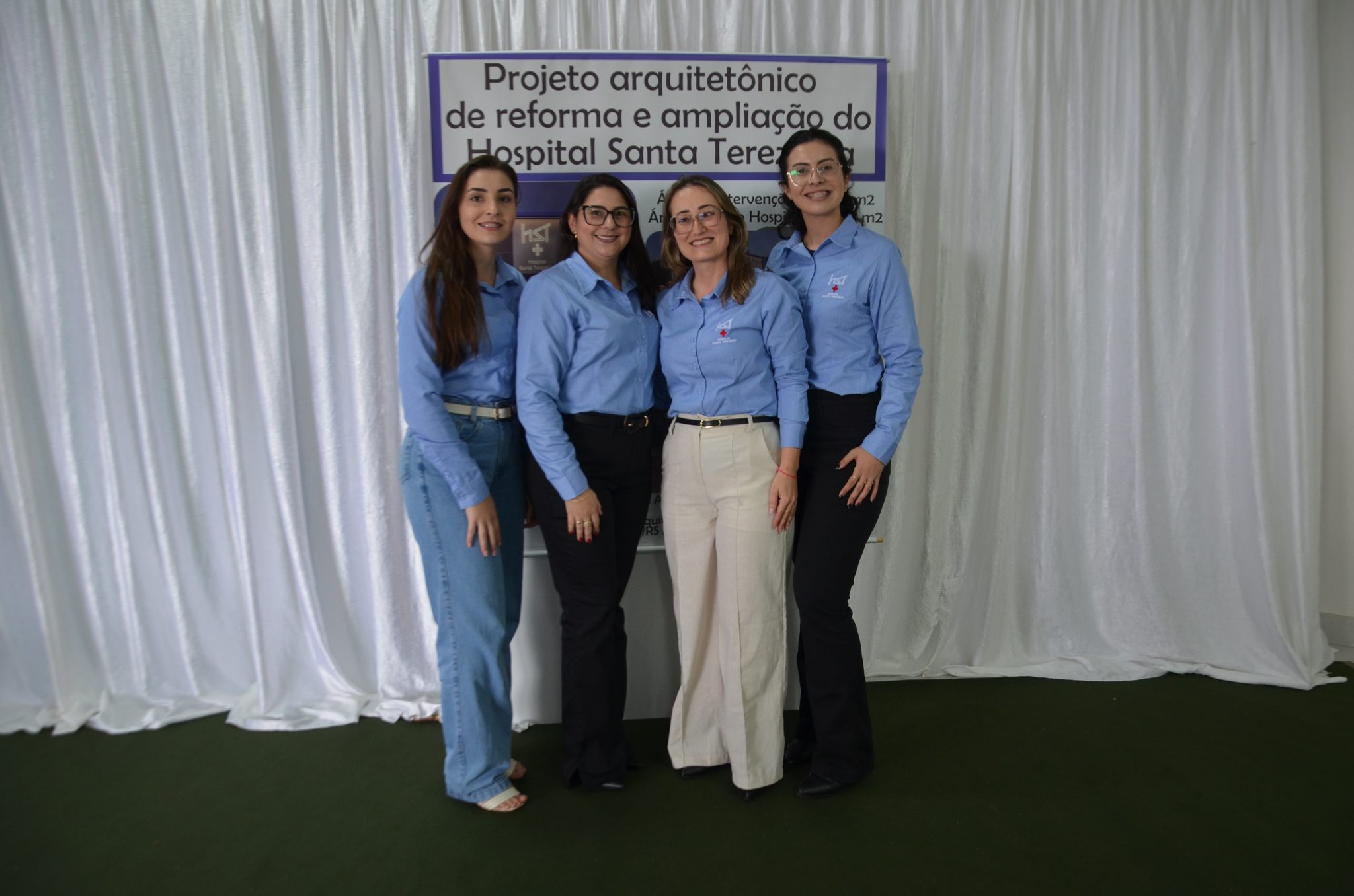 Inauguração da nova ala de saúde mental no Hospital Santa Terezinha, em Palmitinho