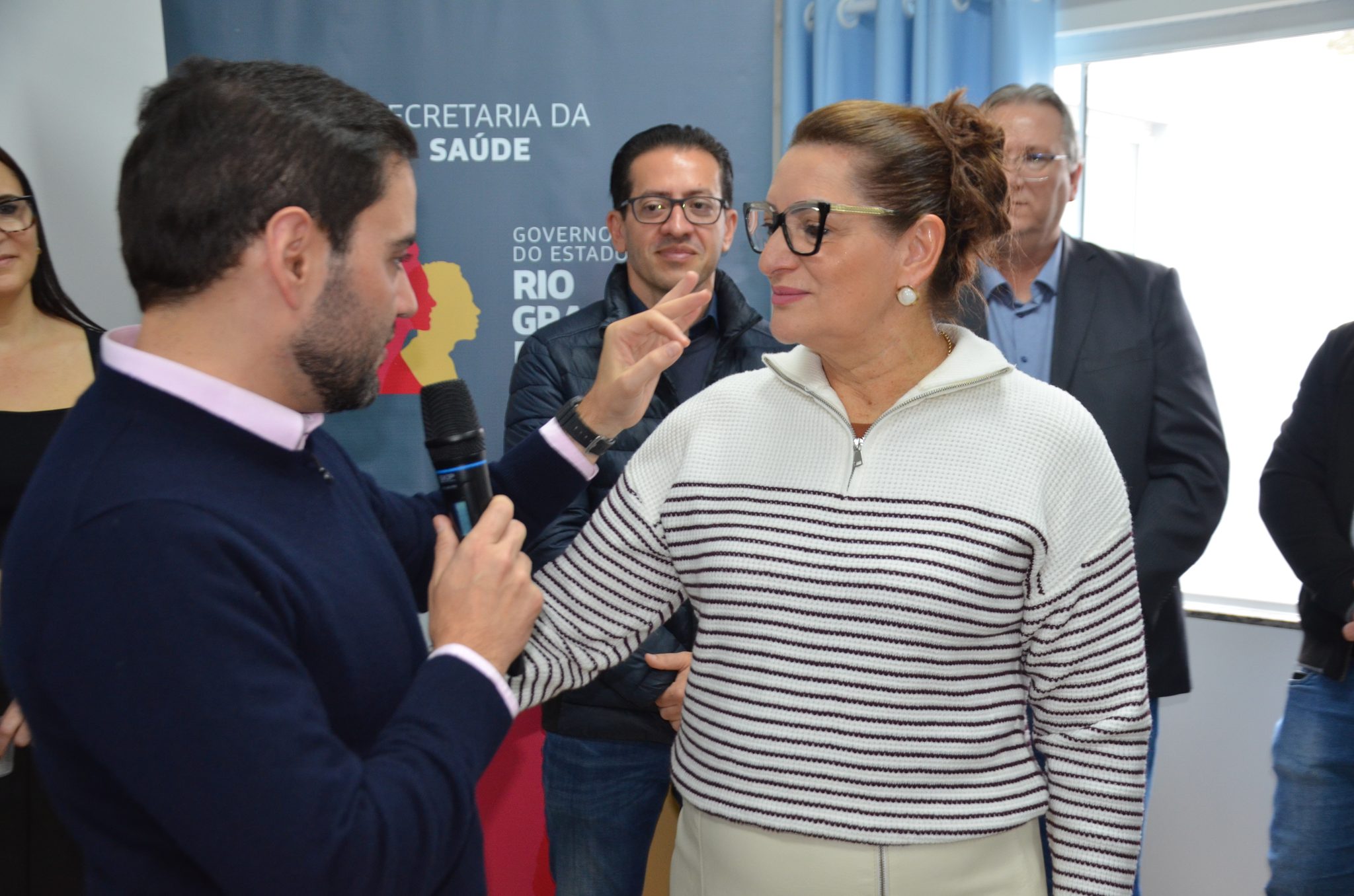 Inauguração da nova ala de saúde mental no Hospital Santa Terezinha, em Palmitinho