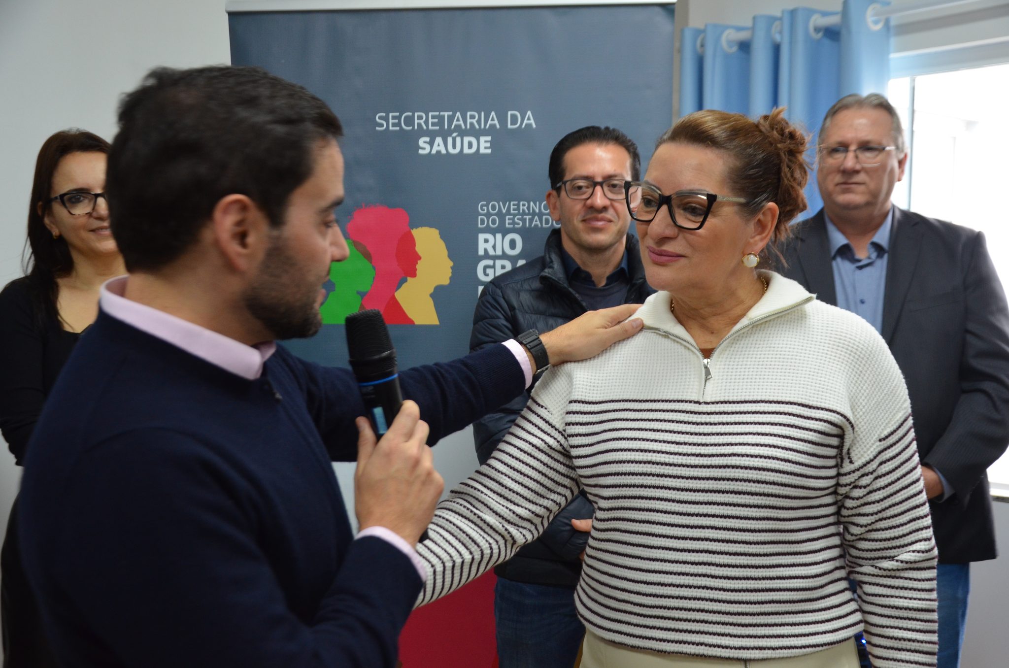 Inauguração da nova ala de saúde mental no Hospital Santa Terezinha, em Palmitinho