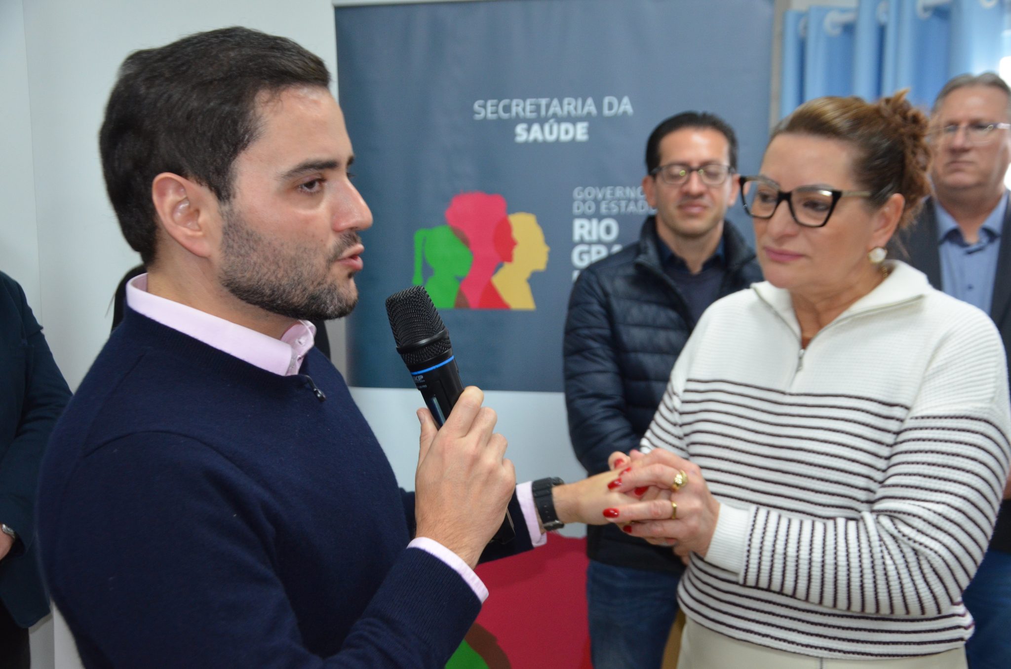 Inauguração da nova ala de saúde mental no Hospital Santa Terezinha, em Palmitinho