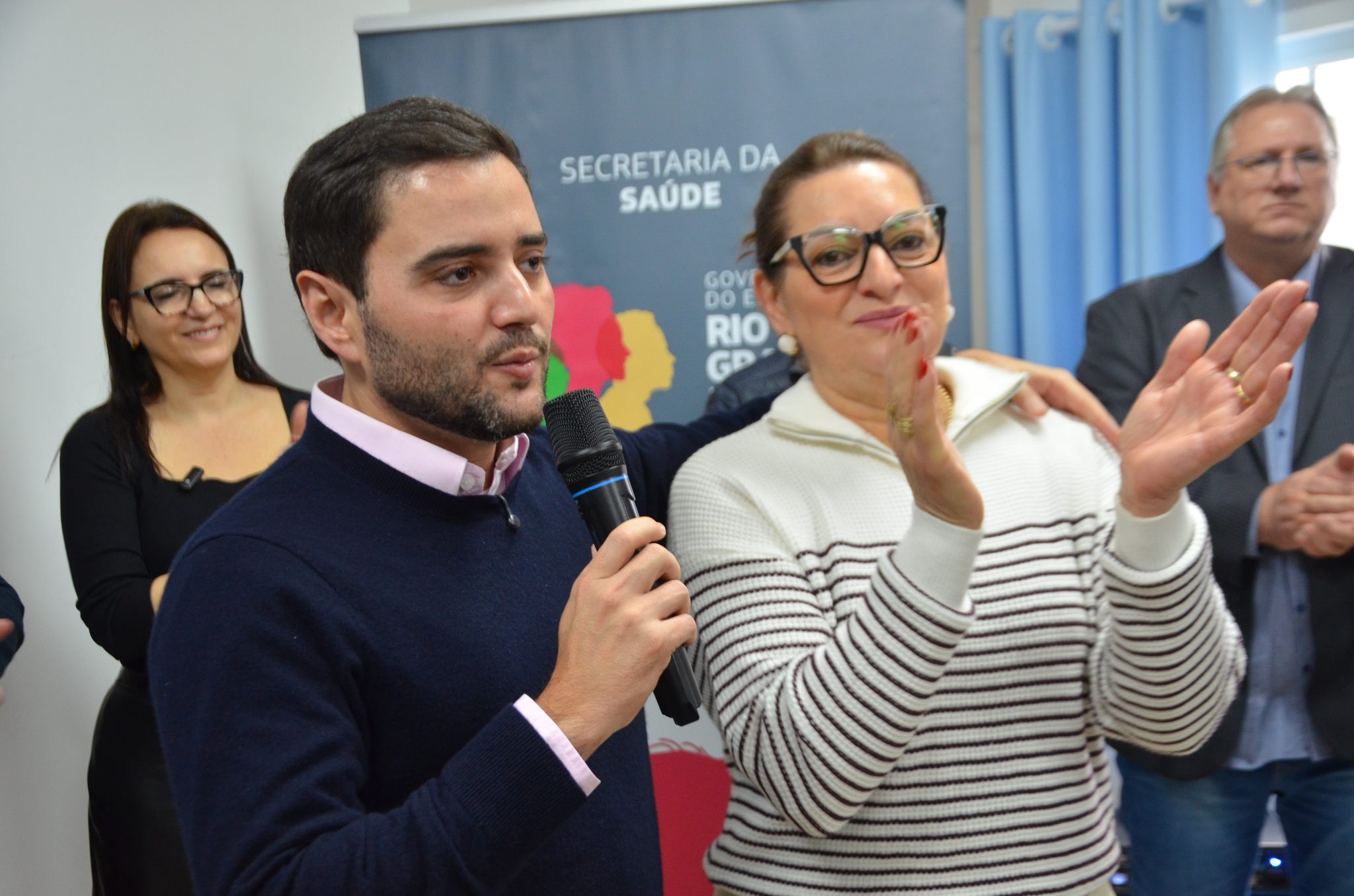 Inauguração da nova ala de saúde mental no Hospital Santa Terezinha, em Palmitinho