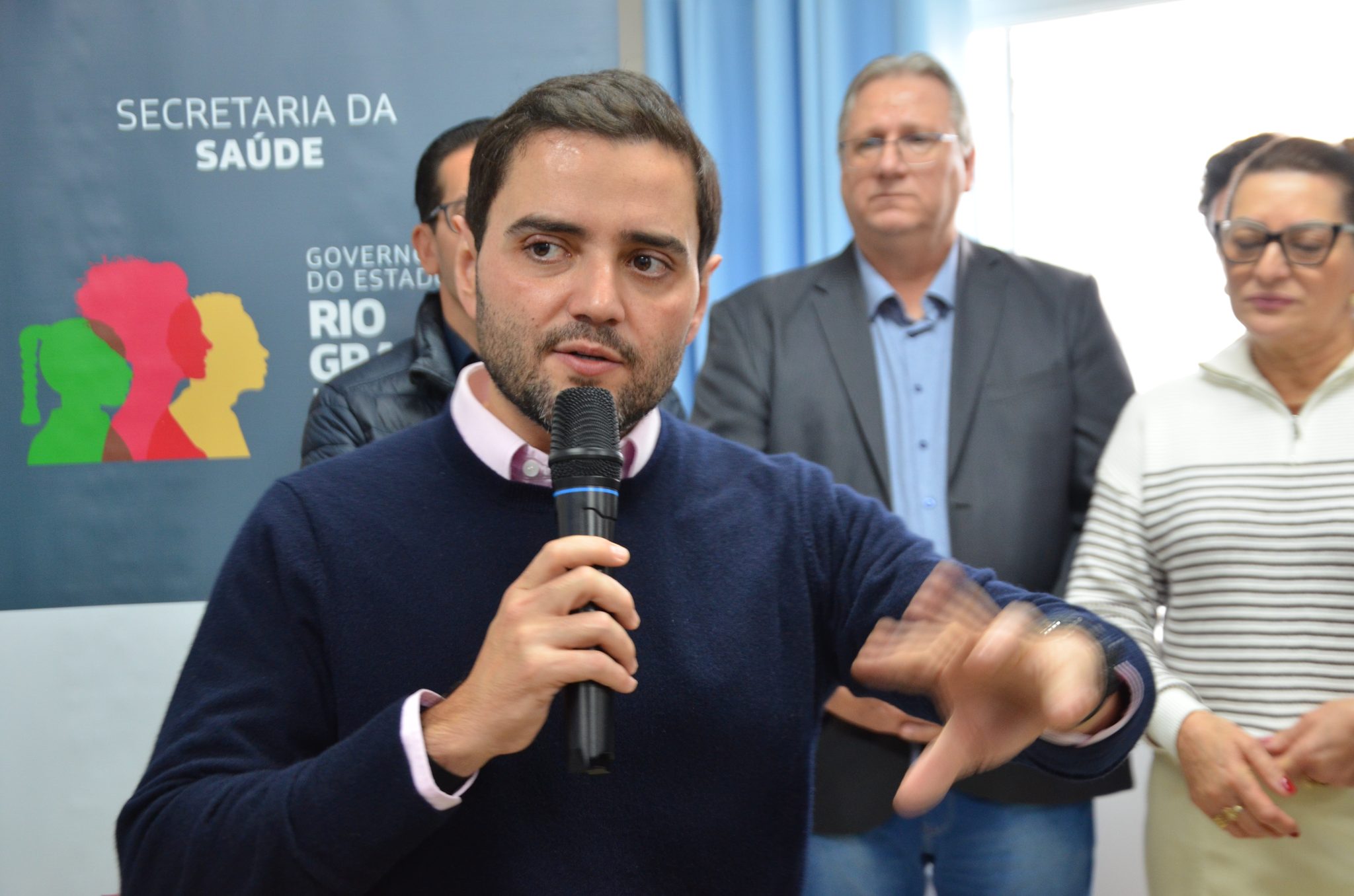 Inauguração da nova ala de saúde mental no Hospital Santa Terezinha, em Palmitinho