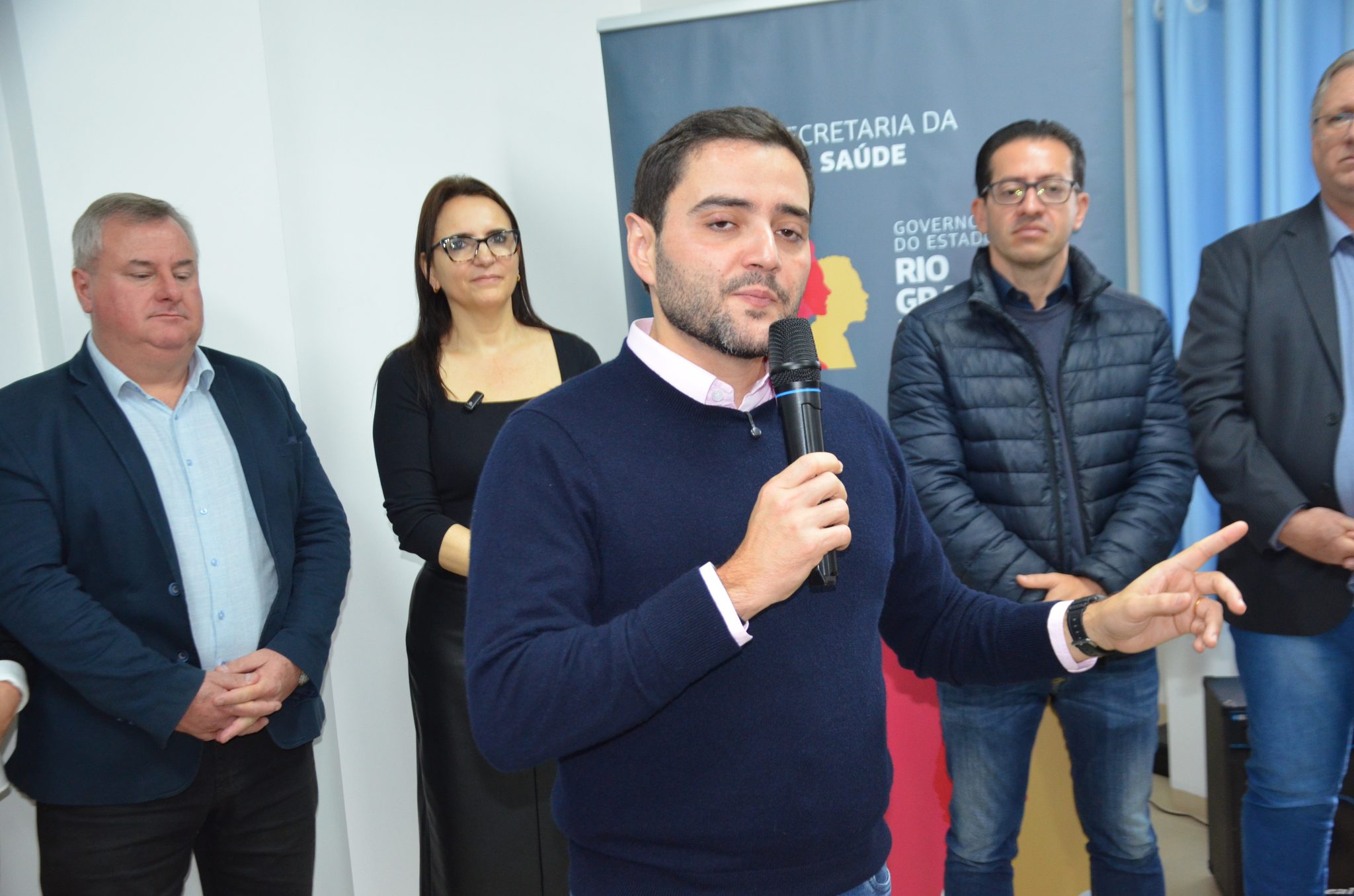 Inauguração da nova ala de saúde mental no Hospital Santa Terezinha, em Palmitinho