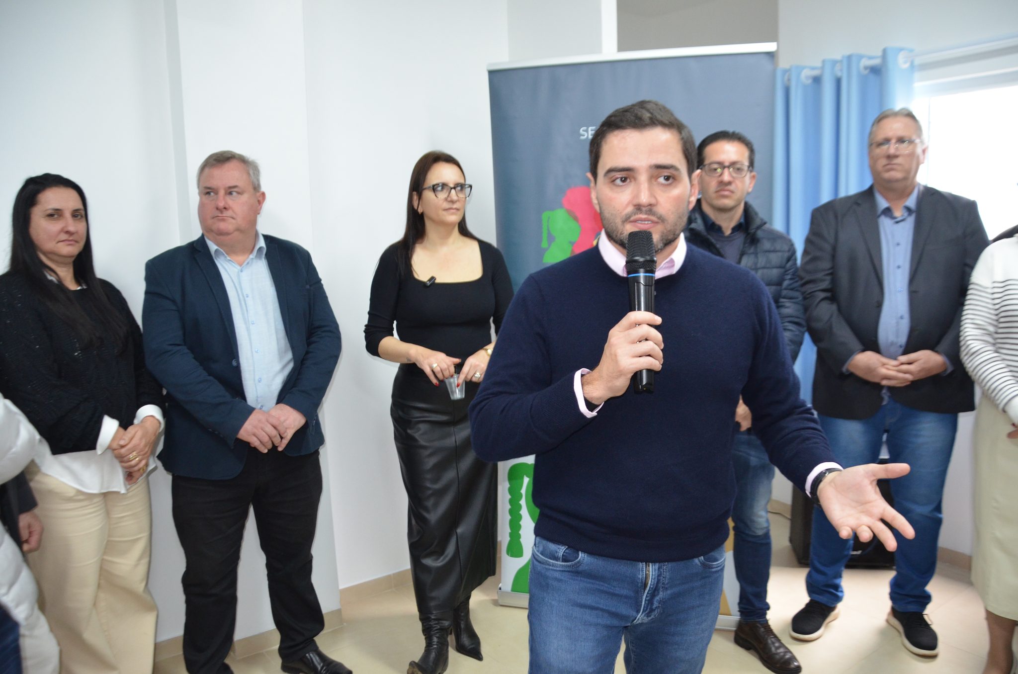 Inauguração da nova ala de saúde mental no Hospital Santa Terezinha, em Palmitinho