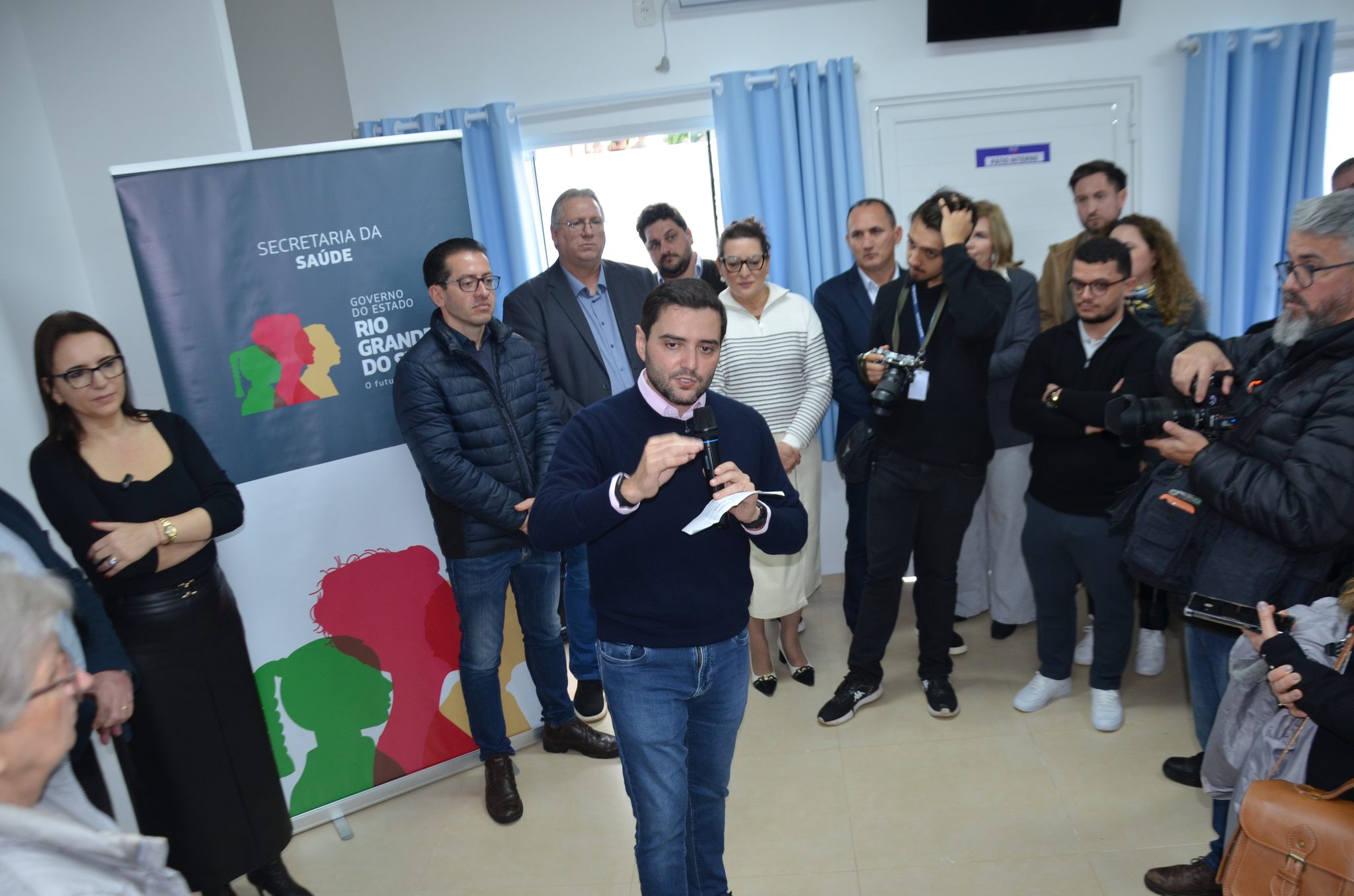 Inauguração da nova ala de saúde mental no Hospital Santa Terezinha, em Palmitinho
