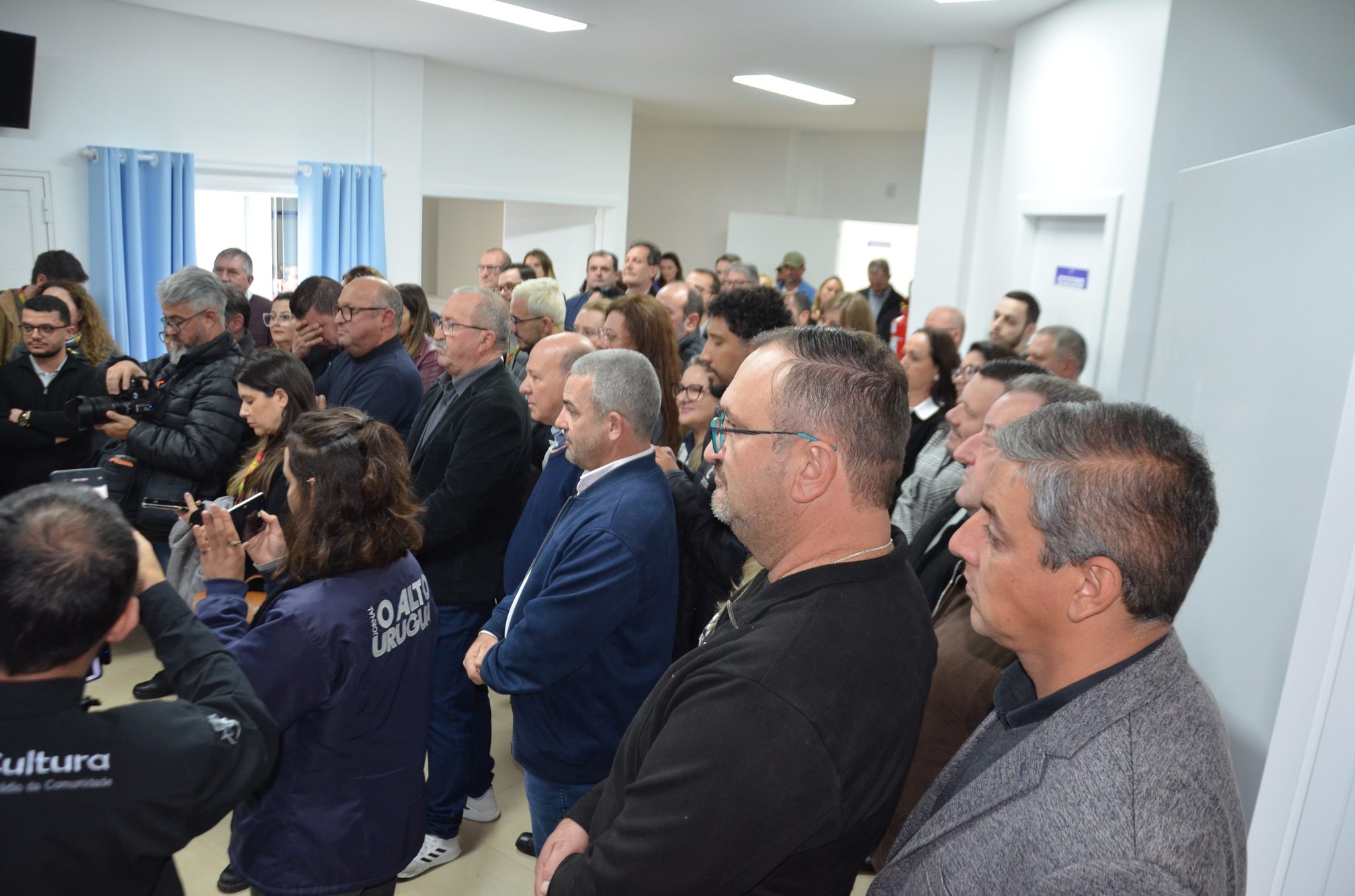 Inauguração da nova ala de saúde mental no Hospital Santa Terezinha, em Palmitinho