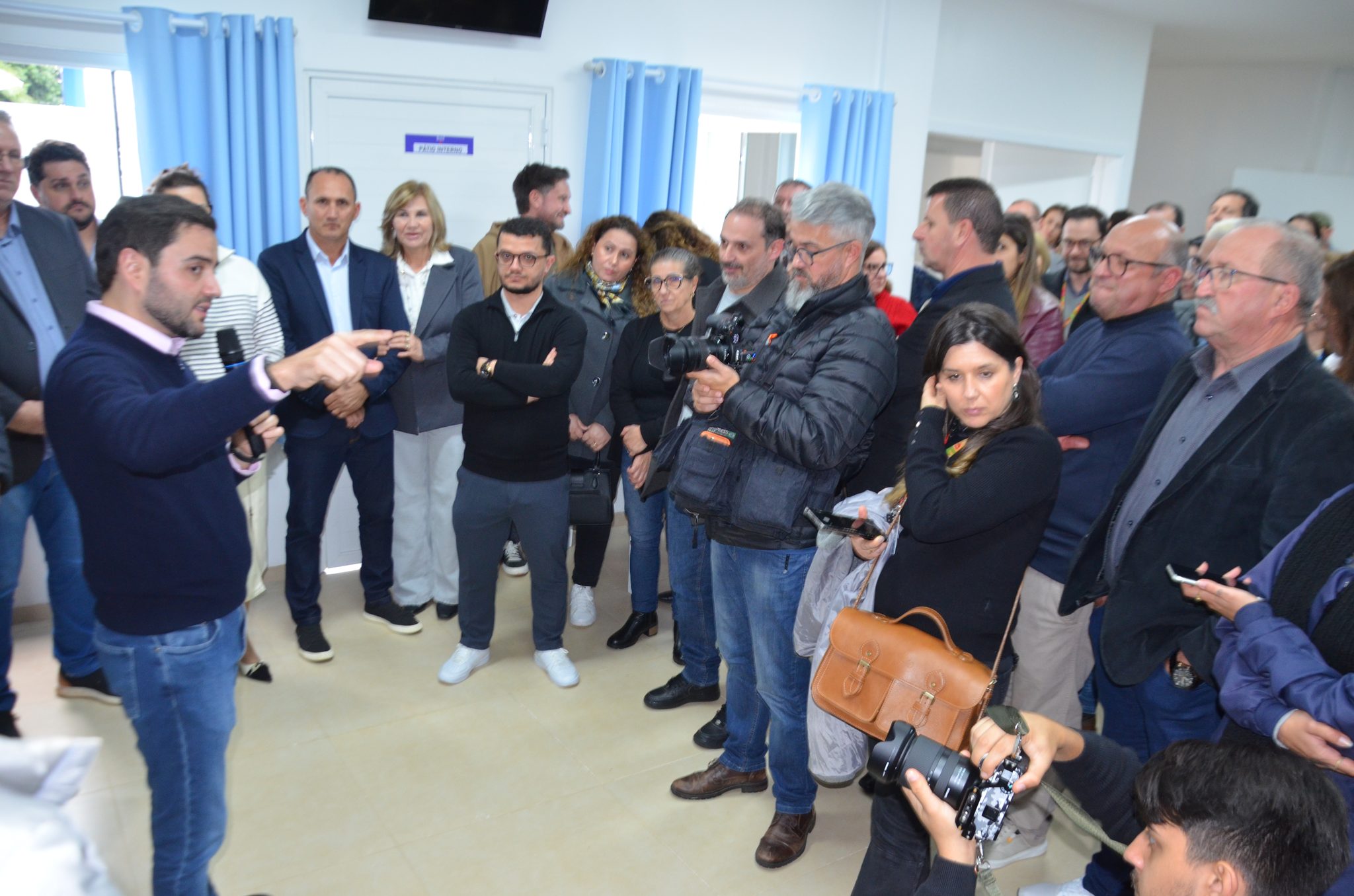 Inauguração da nova ala de saúde mental no Hospital Santa Terezinha, em Palmitinho