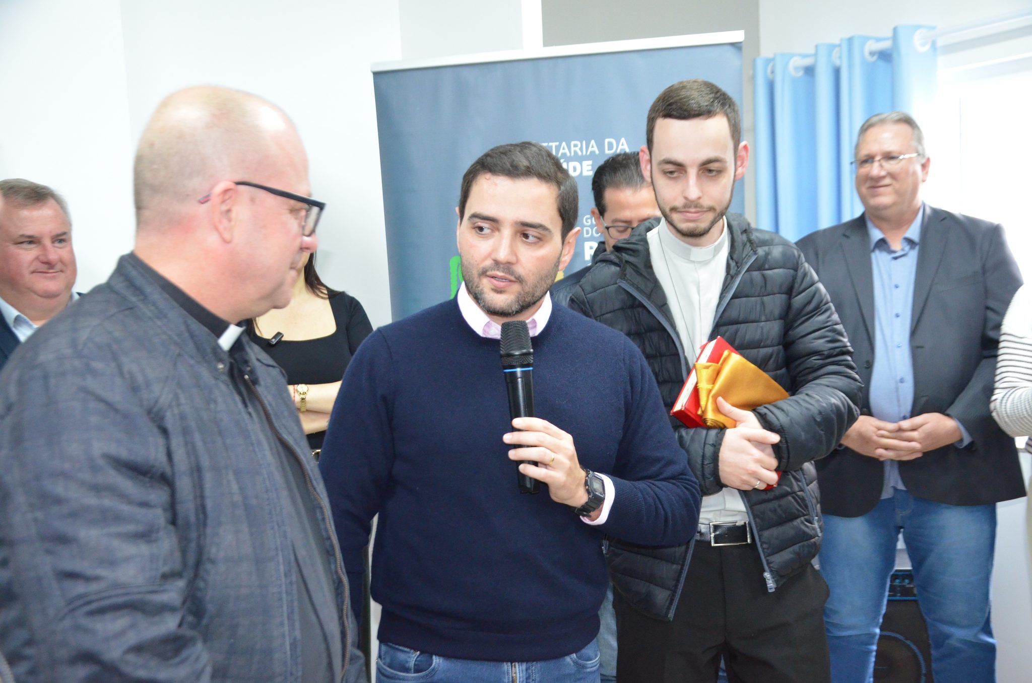 Inauguração da nova ala de saúde mental no Hospital Santa Terezinha, em Palmitinho