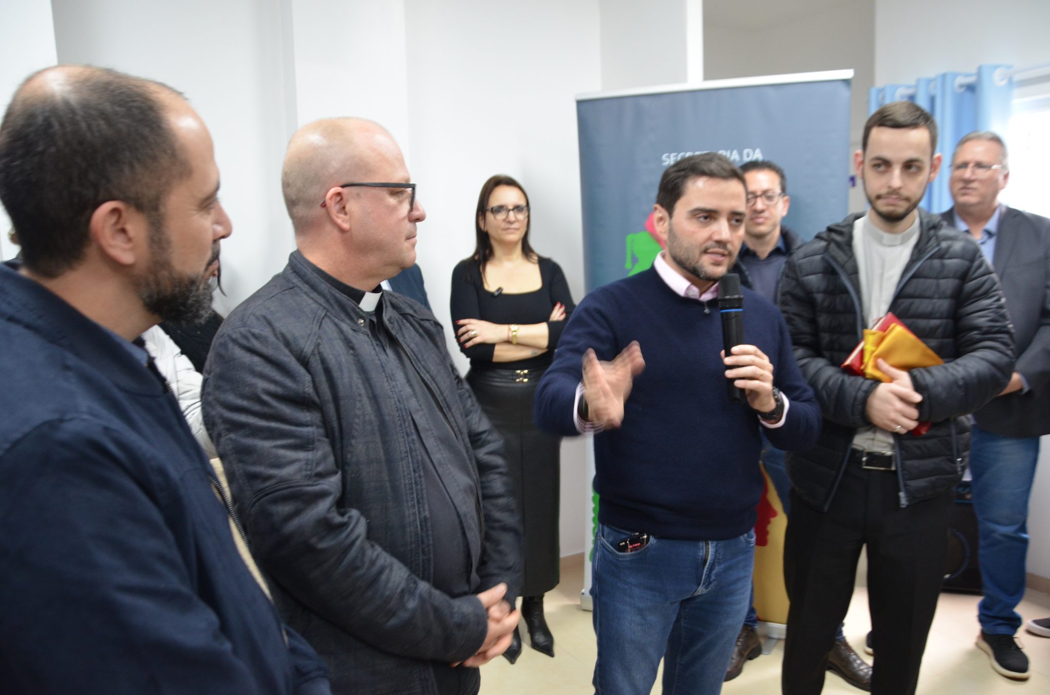 Inauguração da nova ala de saúde mental no Hospital Santa Terezinha, em Palmitinho