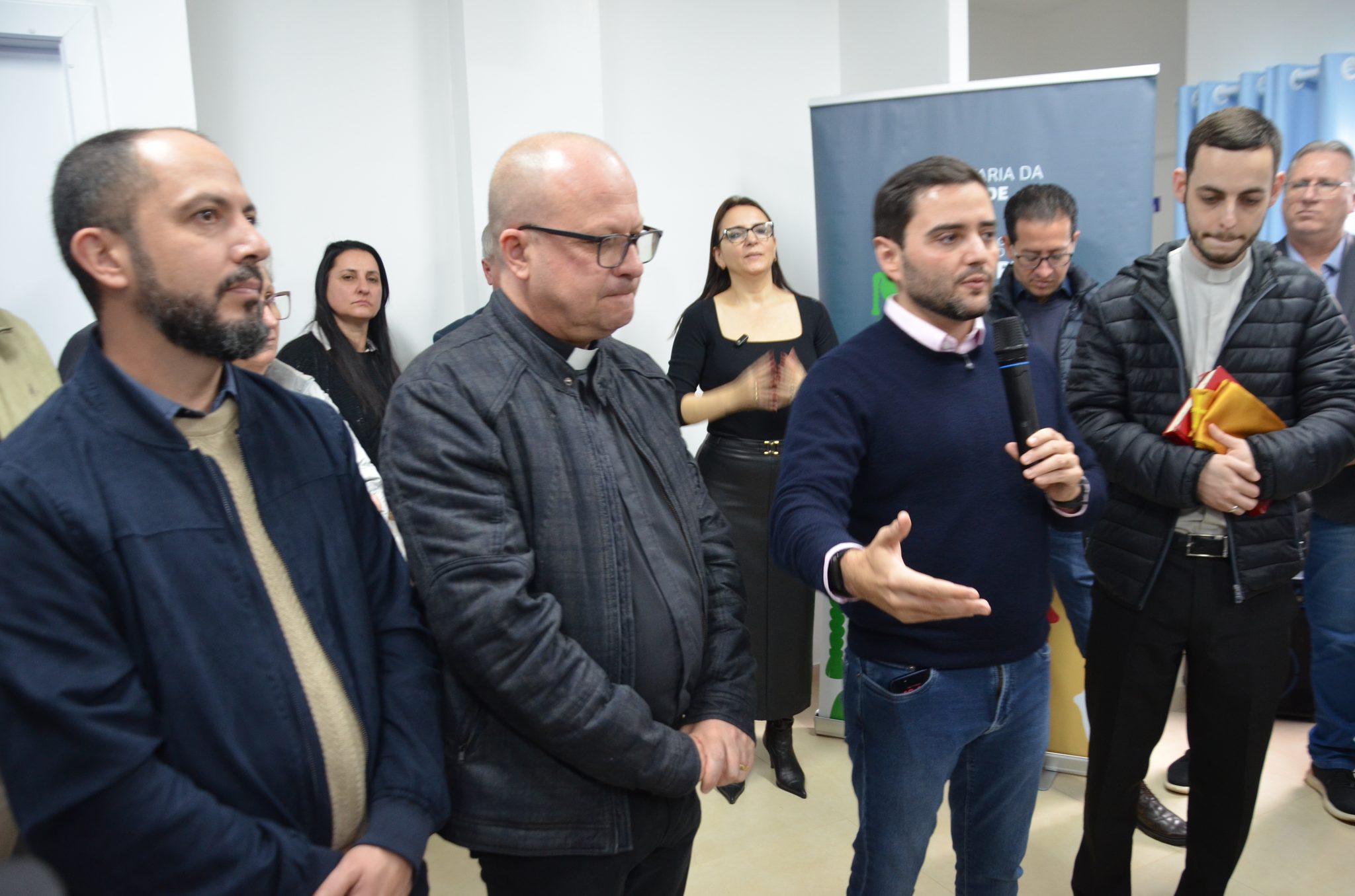 Inauguração da nova ala de saúde mental no Hospital Santa Terezinha, em Palmitinho