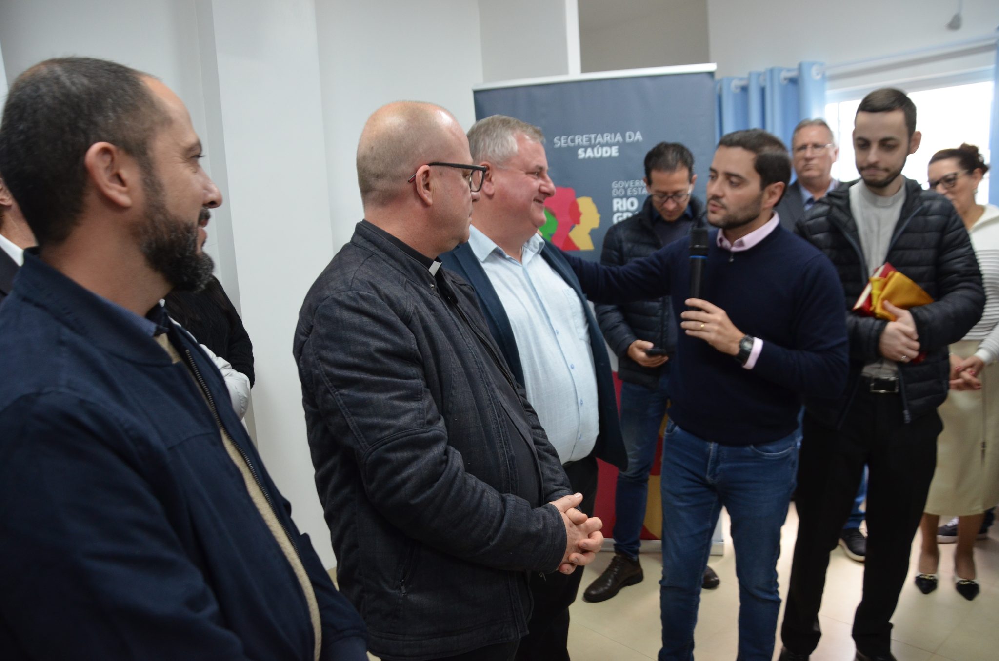 Inauguração da nova ala de saúde mental no Hospital Santa Terezinha, em Palmitinho