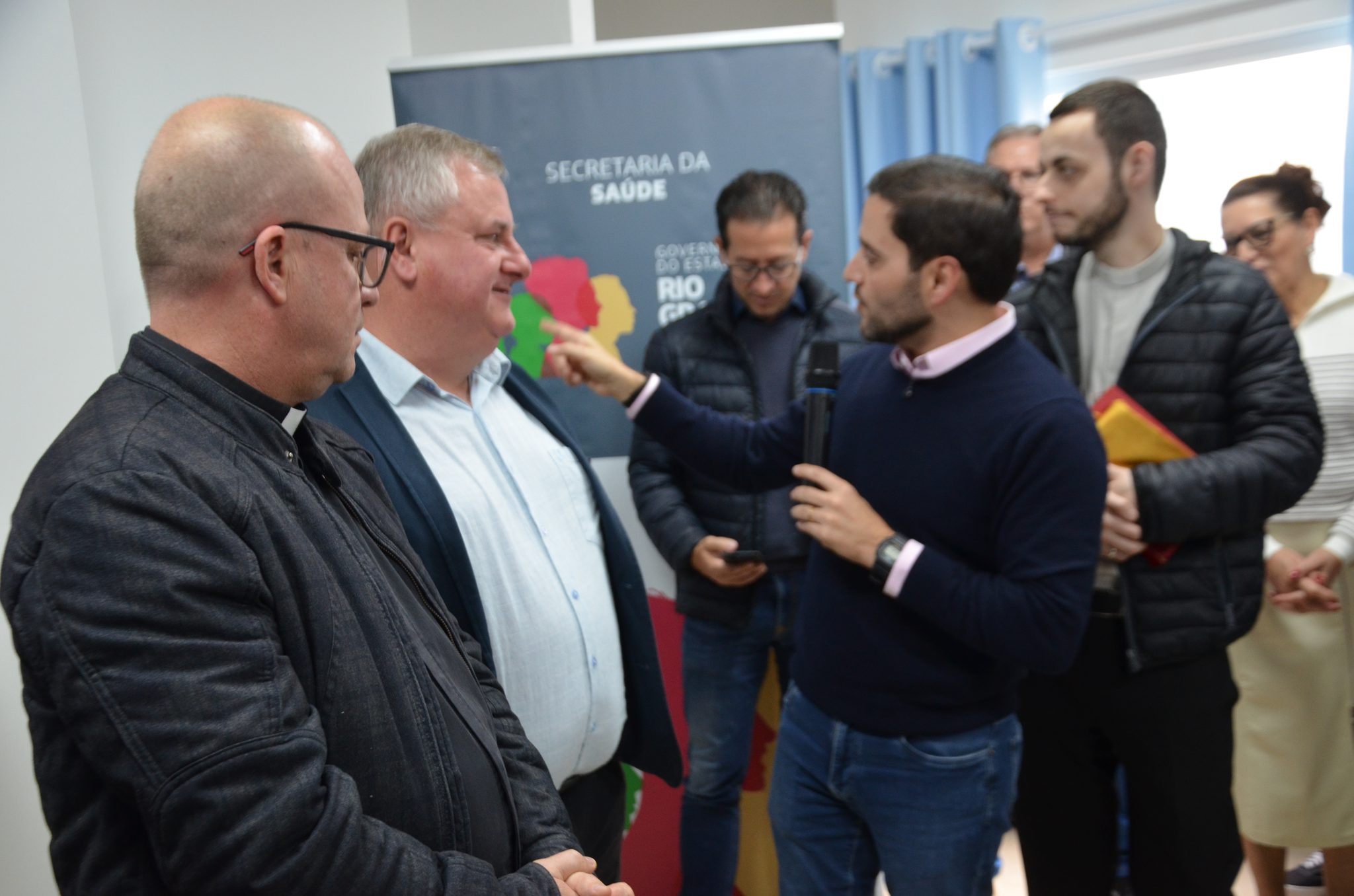 Inauguração da nova ala de saúde mental no Hospital Santa Terezinha, em Palmitinho