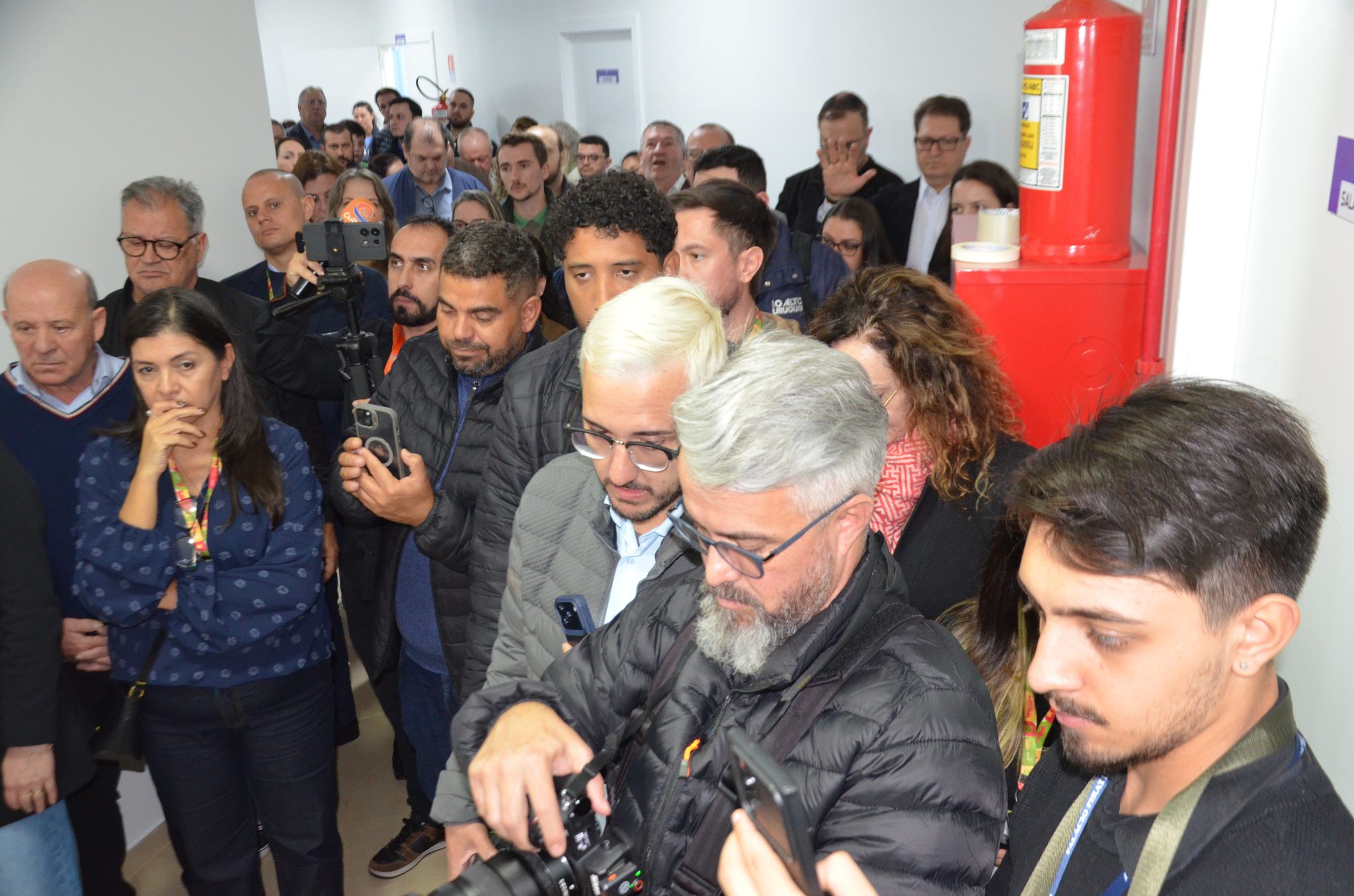Inauguração da nova ala de saúde mental no Hospital Santa Terezinha, em Palmitinho