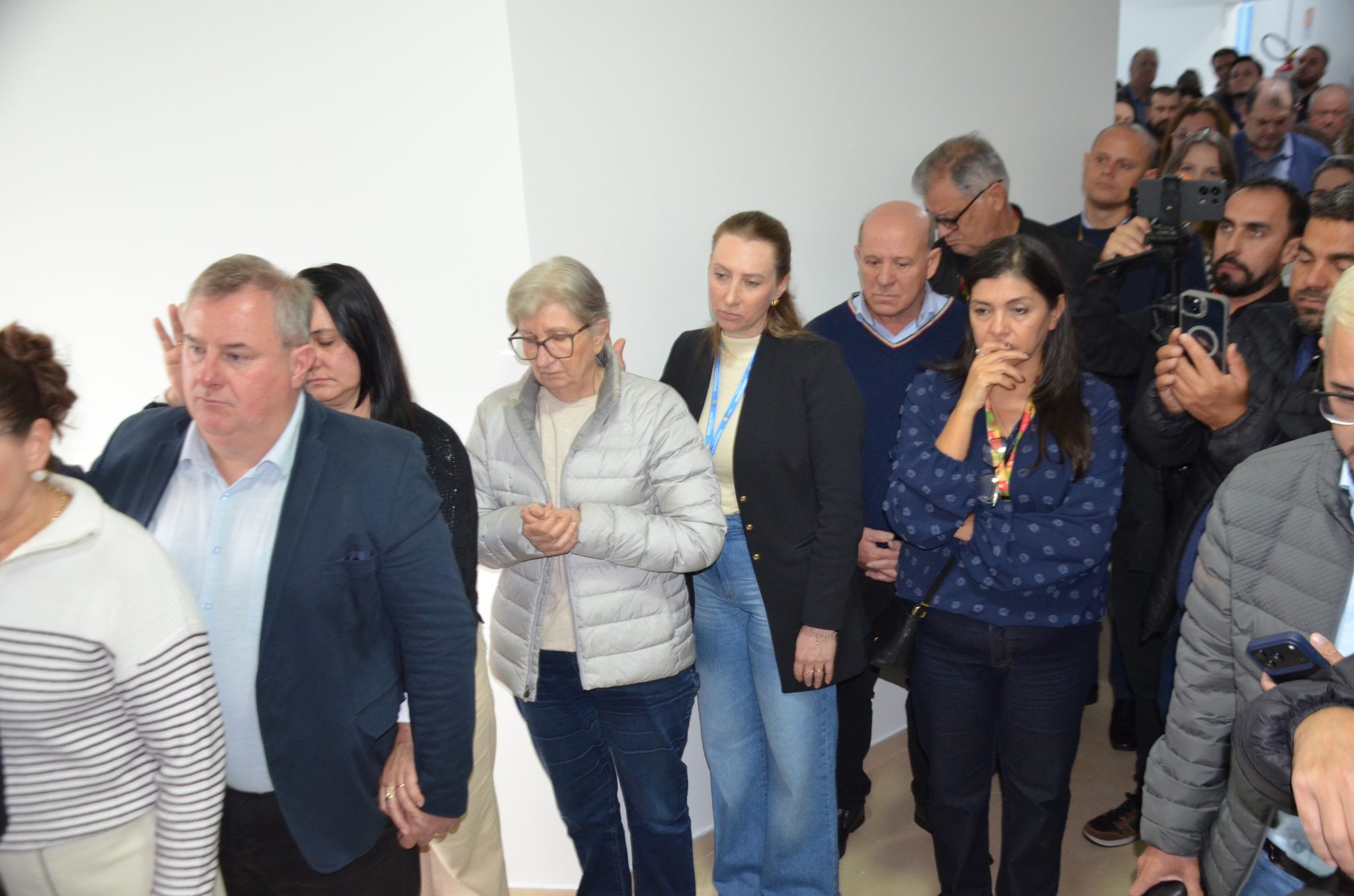 Inauguração da nova ala de saúde mental no Hospital Santa Terezinha, em Palmitinho