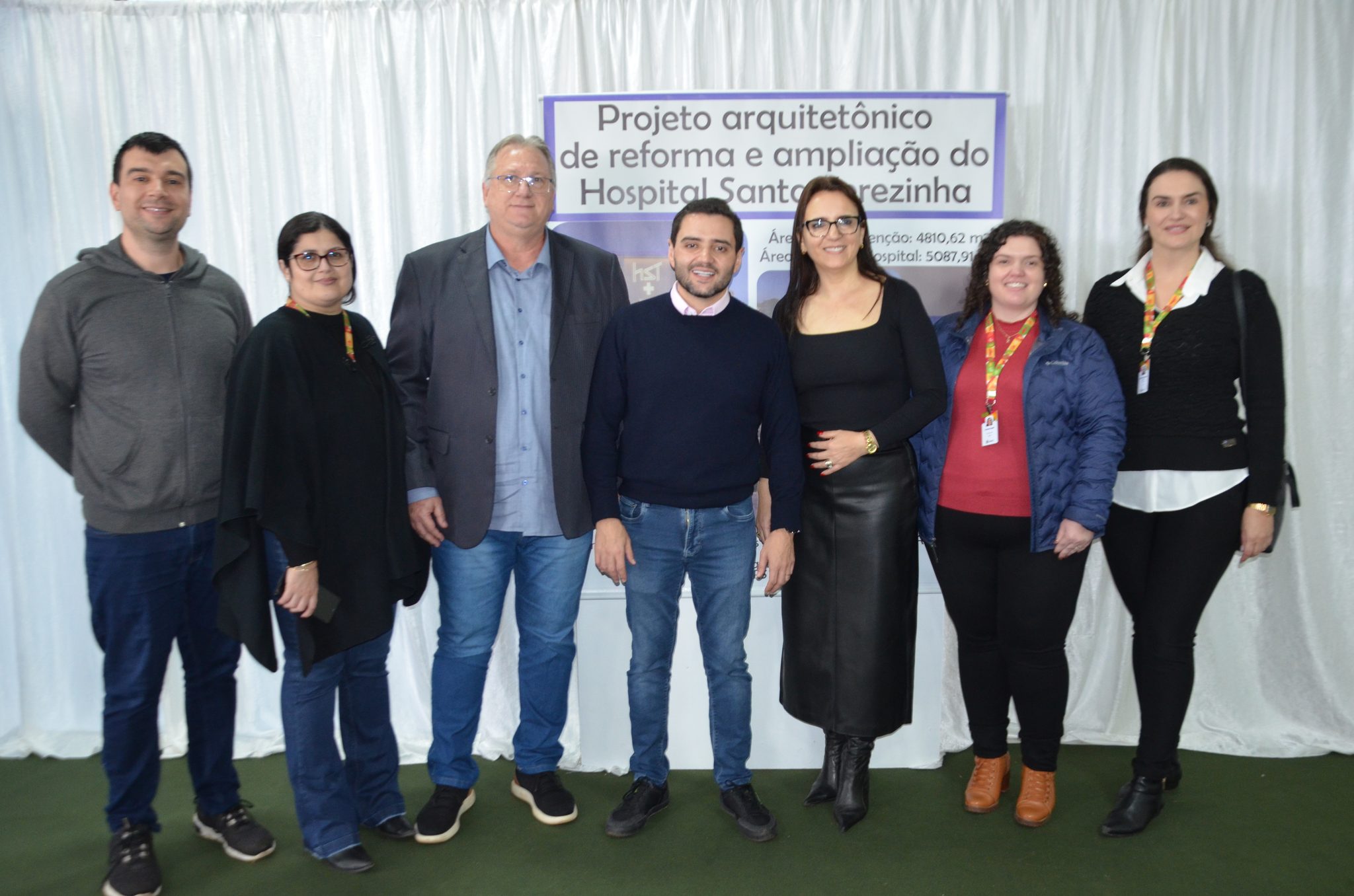 Inauguração da nova ala de saúde mental no Hospital Santa Terezinha, em Palmitinho