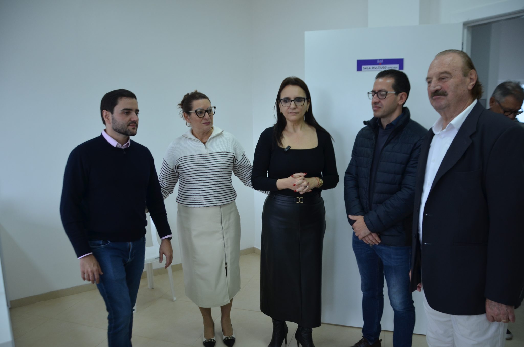 Inauguração da nova ala de saúde mental no Hospital Santa Terezinha, em Palmitinho