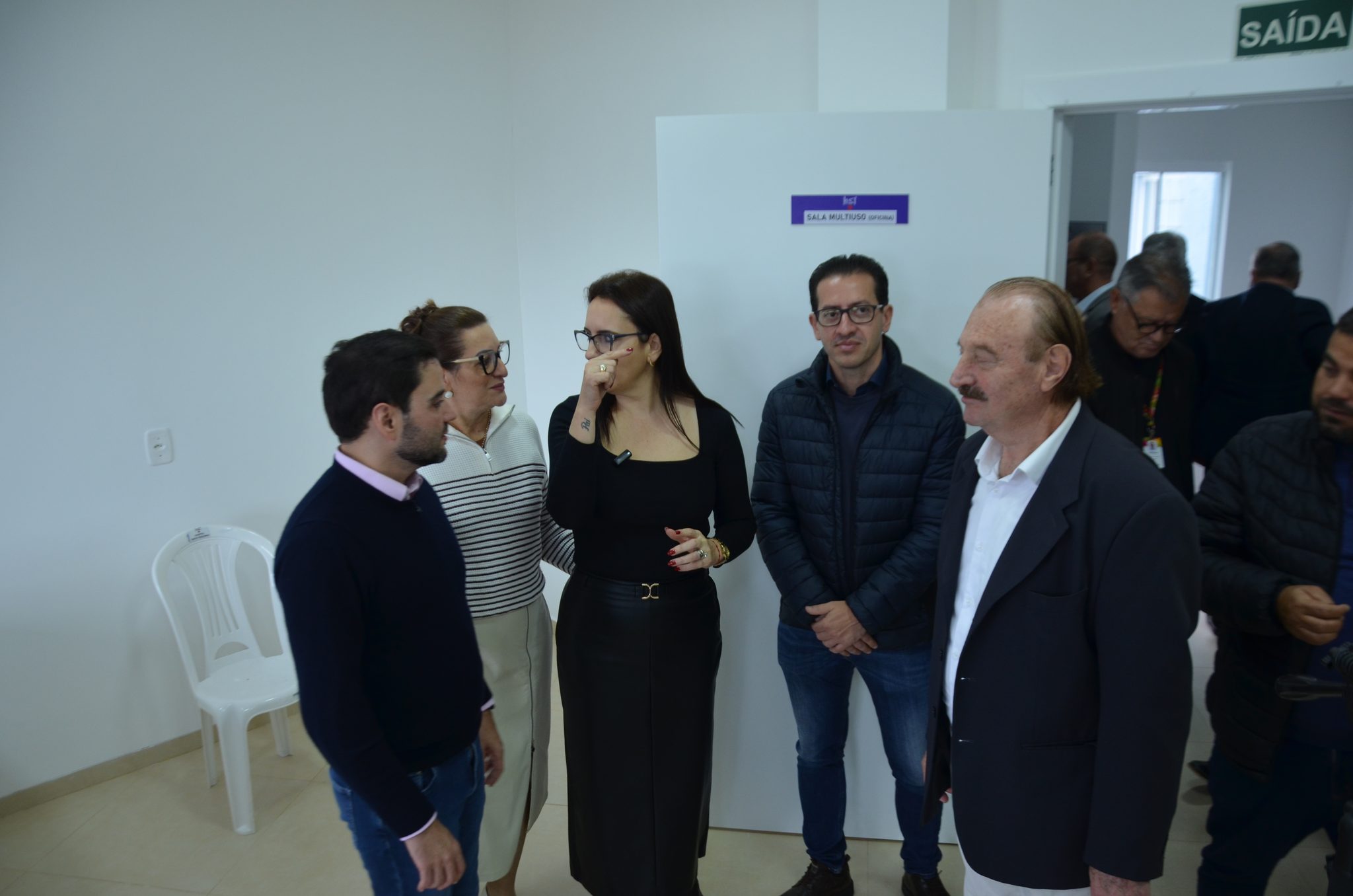 Inauguração da nova ala de saúde mental no Hospital Santa Terezinha, em Palmitinho