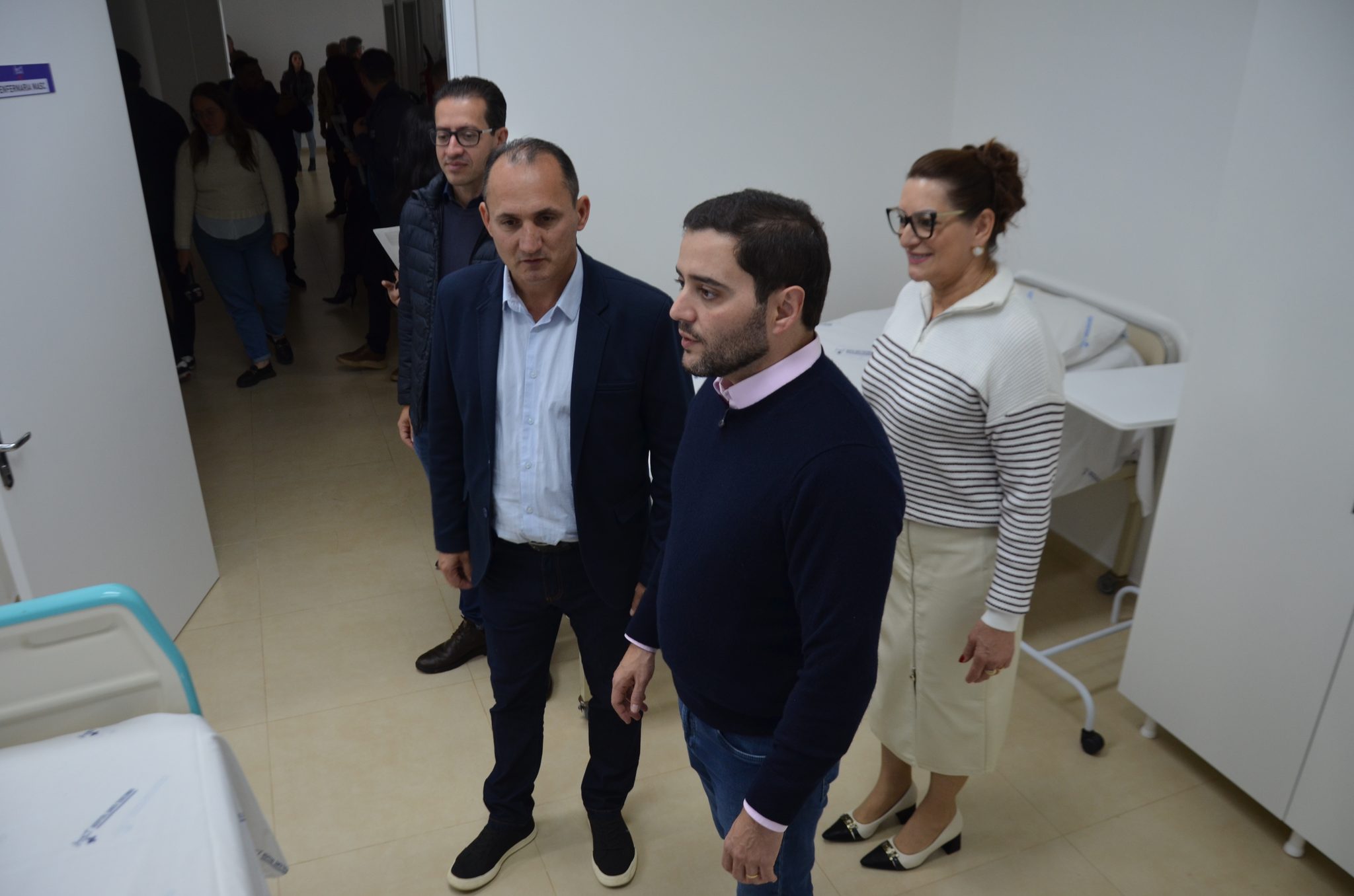 Inauguração da nova ala de saúde mental no Hospital Santa Terezinha, em Palmitinho