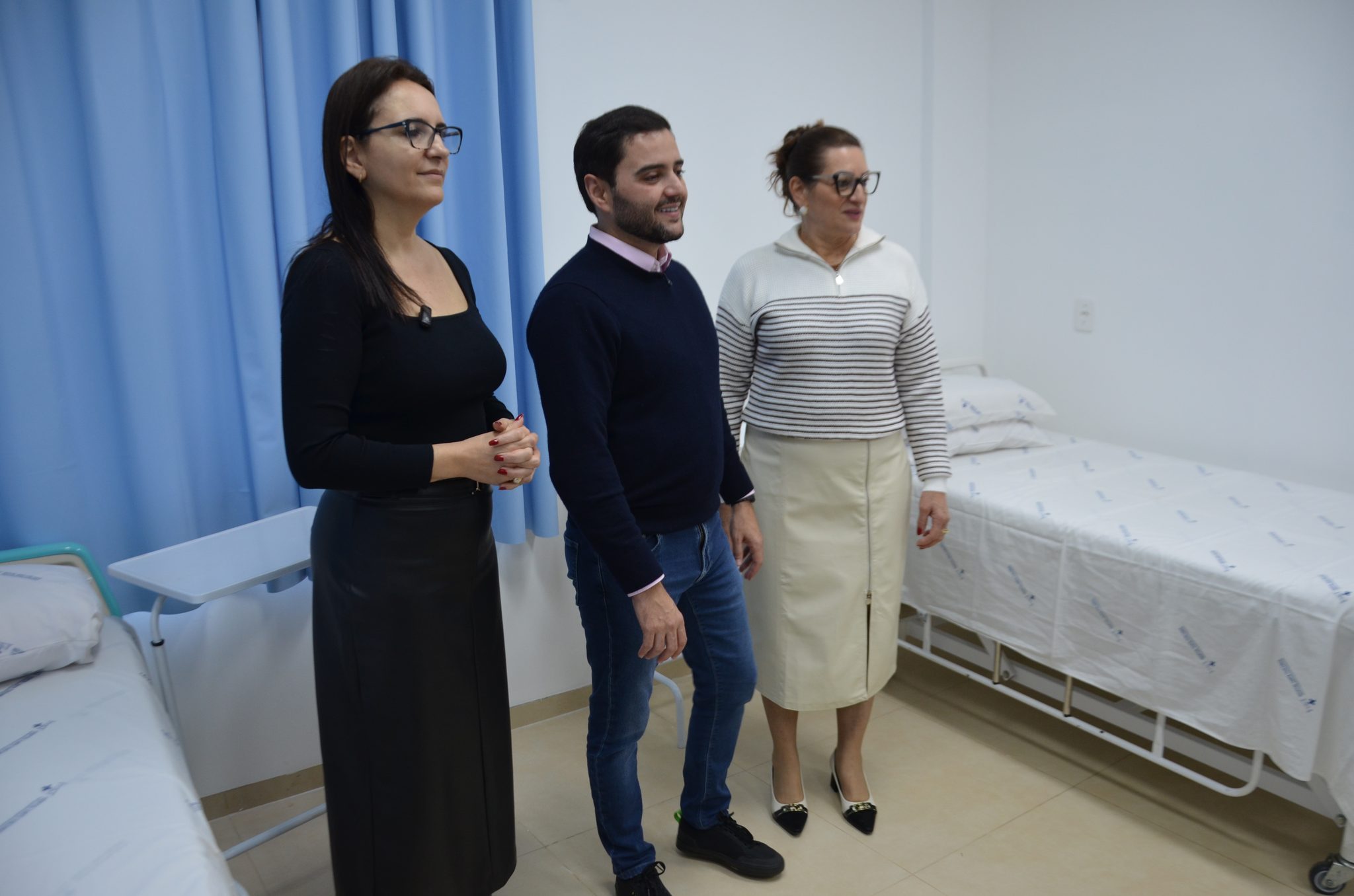 Inauguração da nova ala de saúde mental no Hospital Santa Terezinha, em Palmitinho
