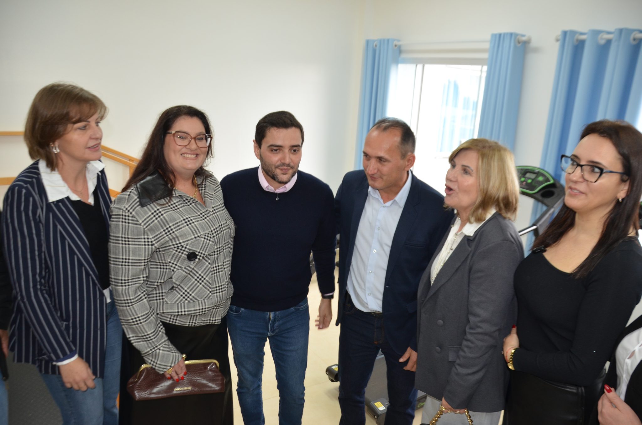 Inauguração da nova ala de saúde mental no Hospital Santa Terezinha, em Palmitinho