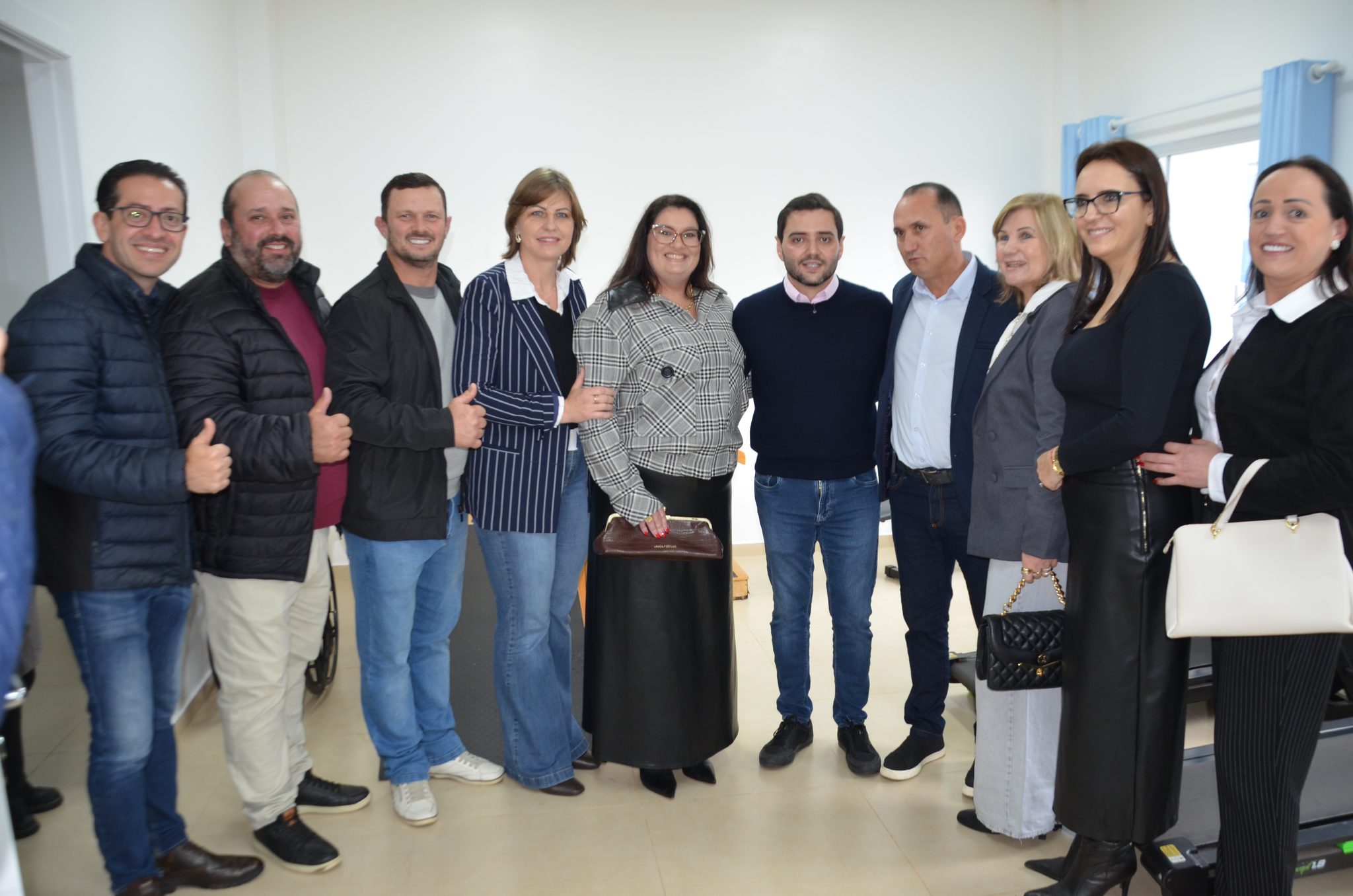 Inauguração da nova ala de saúde mental no Hospital Santa Terezinha, em Palmitinho