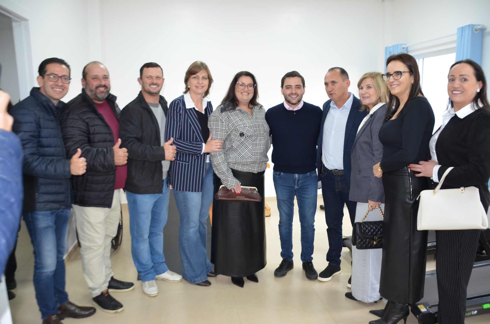 Inauguração da nova ala de saúde mental no Hospital Santa Terezinha, em Palmitinho