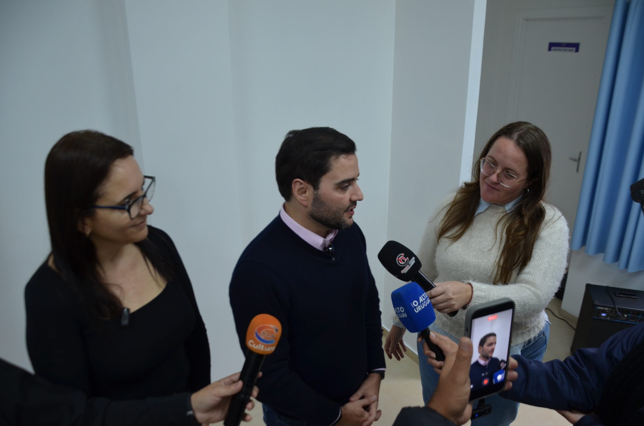 Inauguração da nova ala de saúde mental no Hospital Santa Terezinha, em Palmitinho