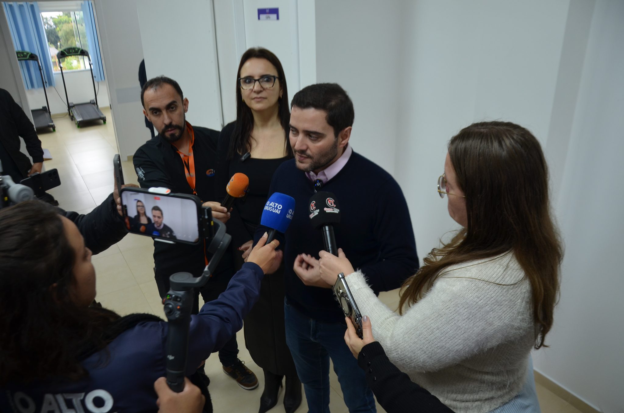 Inauguração da nova ala de saúde mental no Hospital Santa Terezinha, em Palmitinho