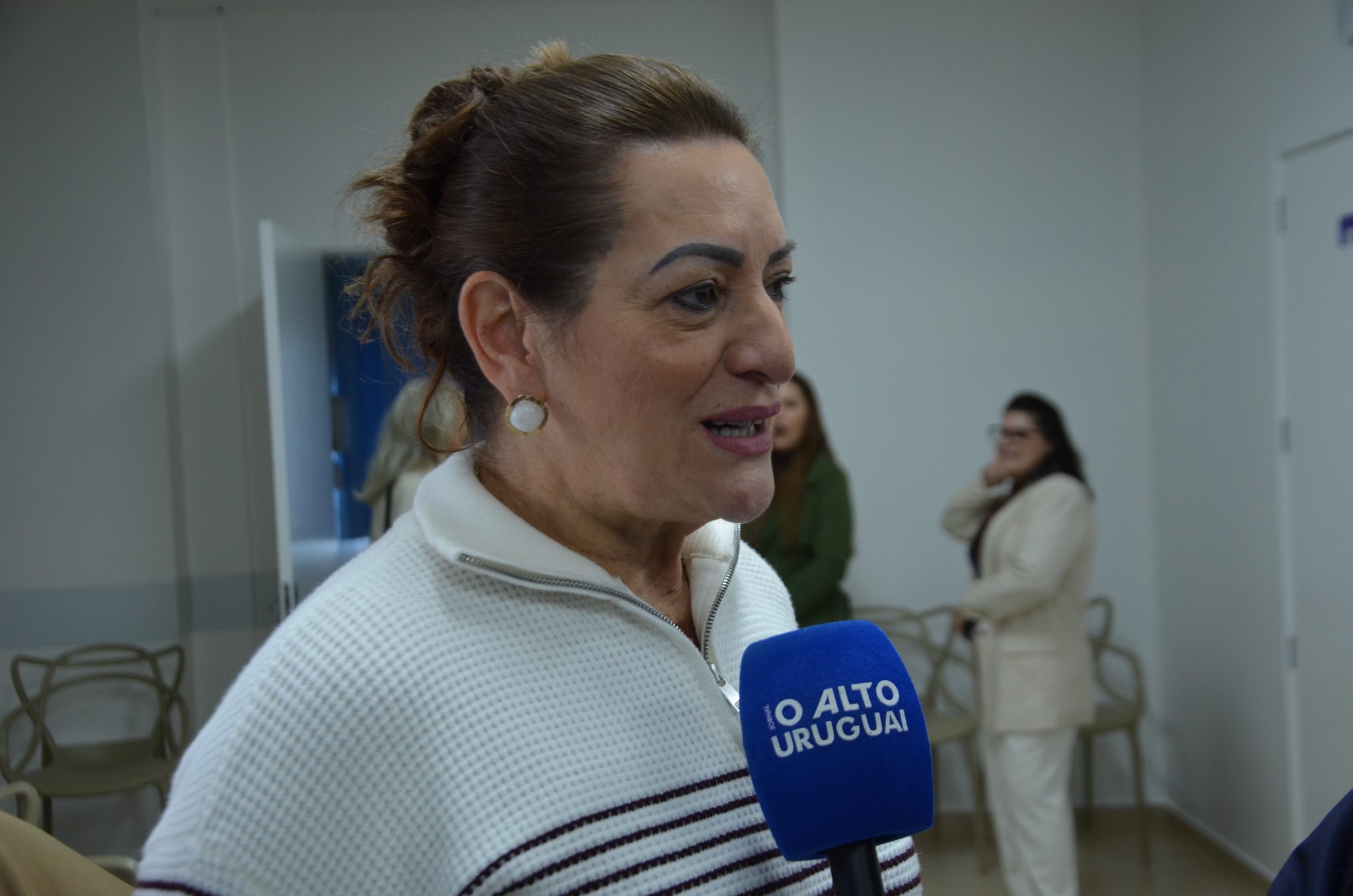 Inauguração da nova ala de saúde mental no Hospital Santa Terezinha, em Palmitinho