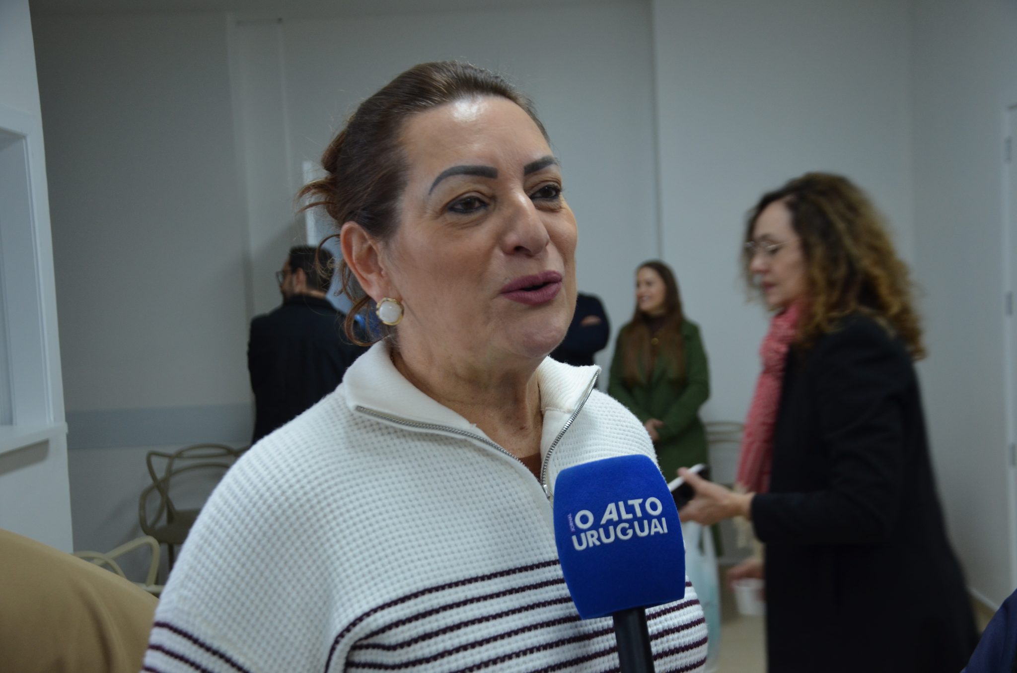 Inauguração da nova ala de saúde mental no Hospital Santa Terezinha, em Palmitinho
